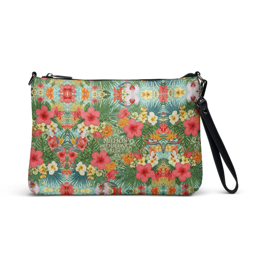 All Over Print Crossbody Bag Unisex Faux Leather With Removable Straps