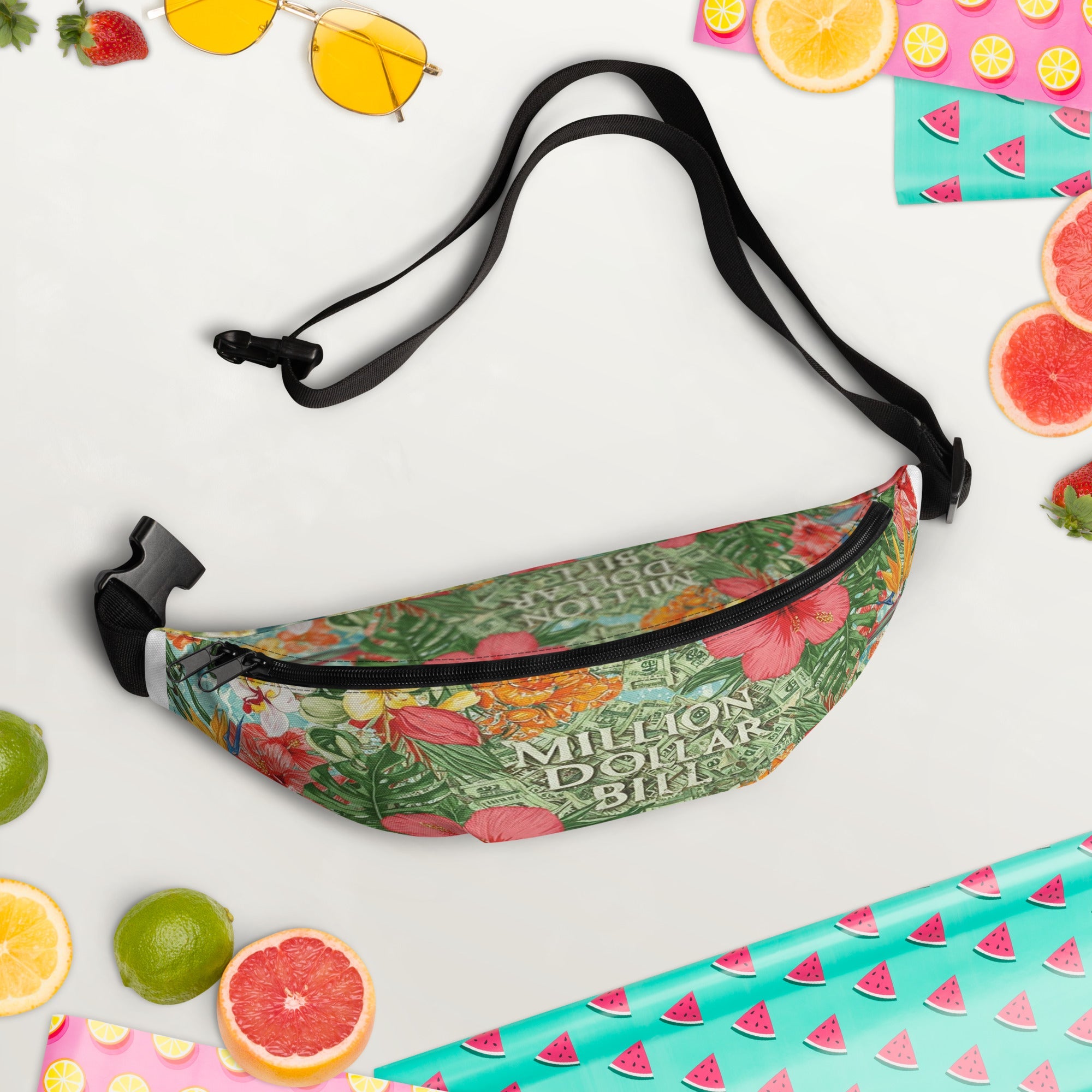 MDB Co. "FLORAL FORTUNE" Fanny Pack