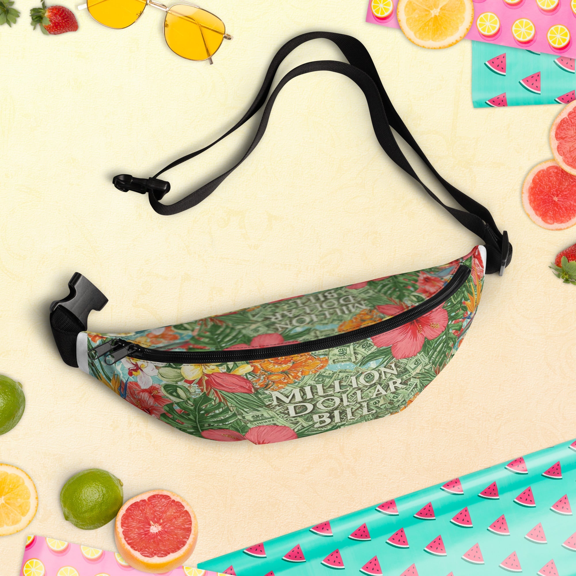MDB Co. "FLORAL FORTUNE" Fanny Pack