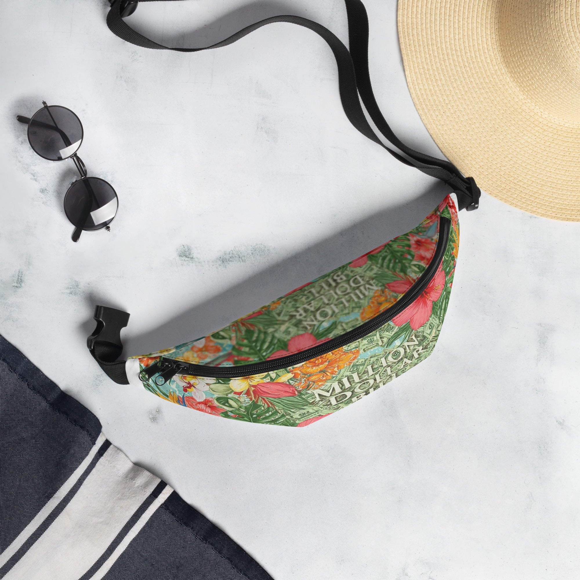MDB Co. "FLORAL FORTUNE" Fanny Pack