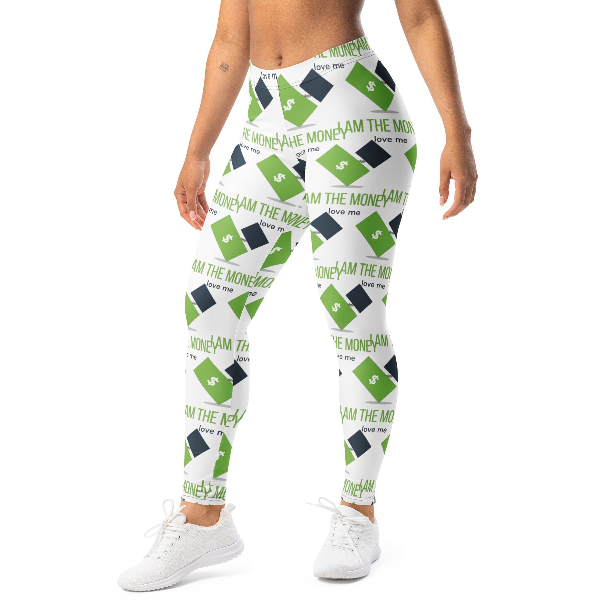 I AM THE MONEY All-over Leggings