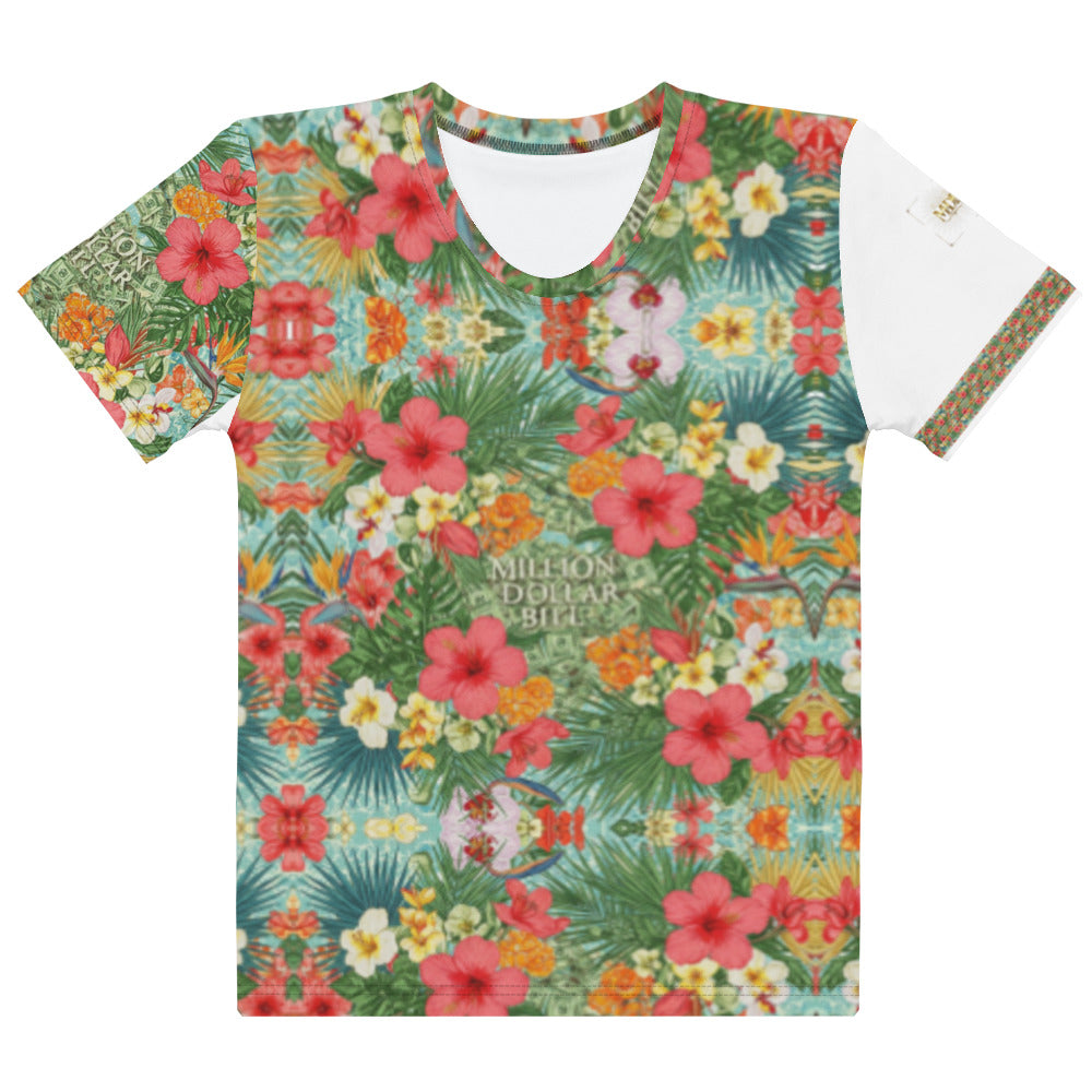 MDB Co "FLORAL FORTUNE" Women's T-shirt