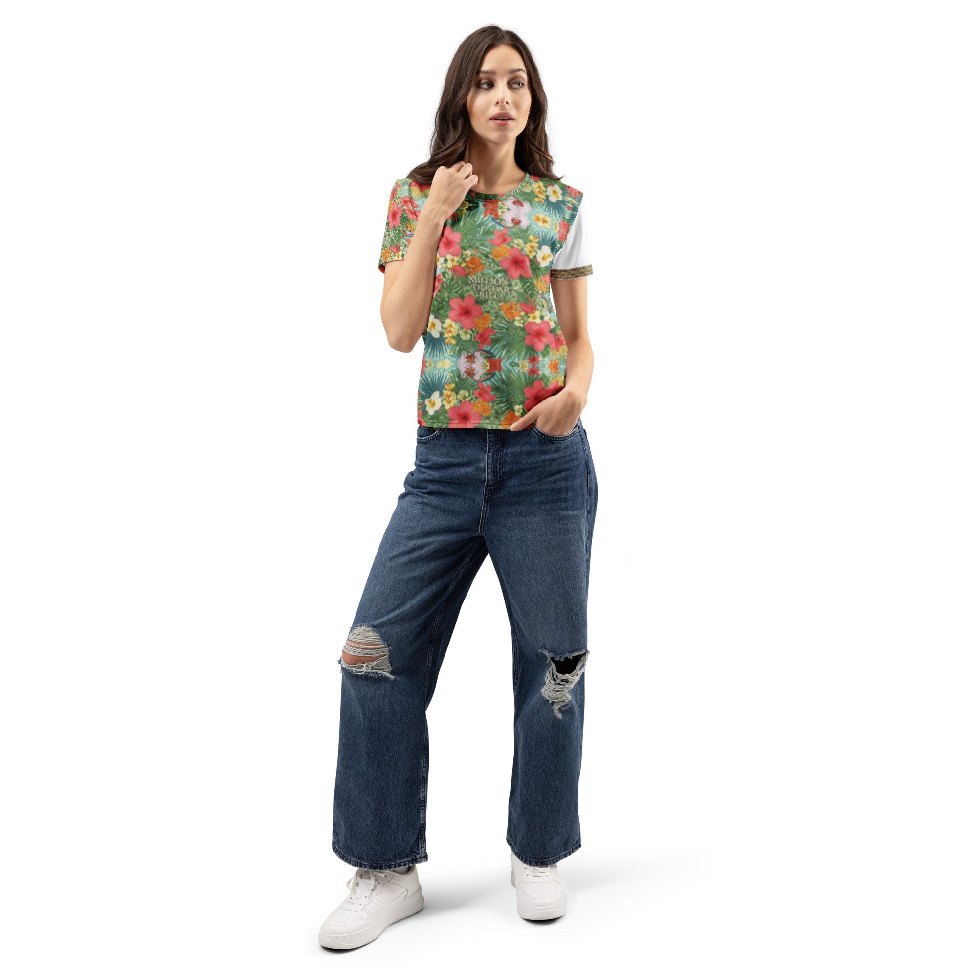 MDB Co "FLORAL FORTUNE" Women's T-shirt
