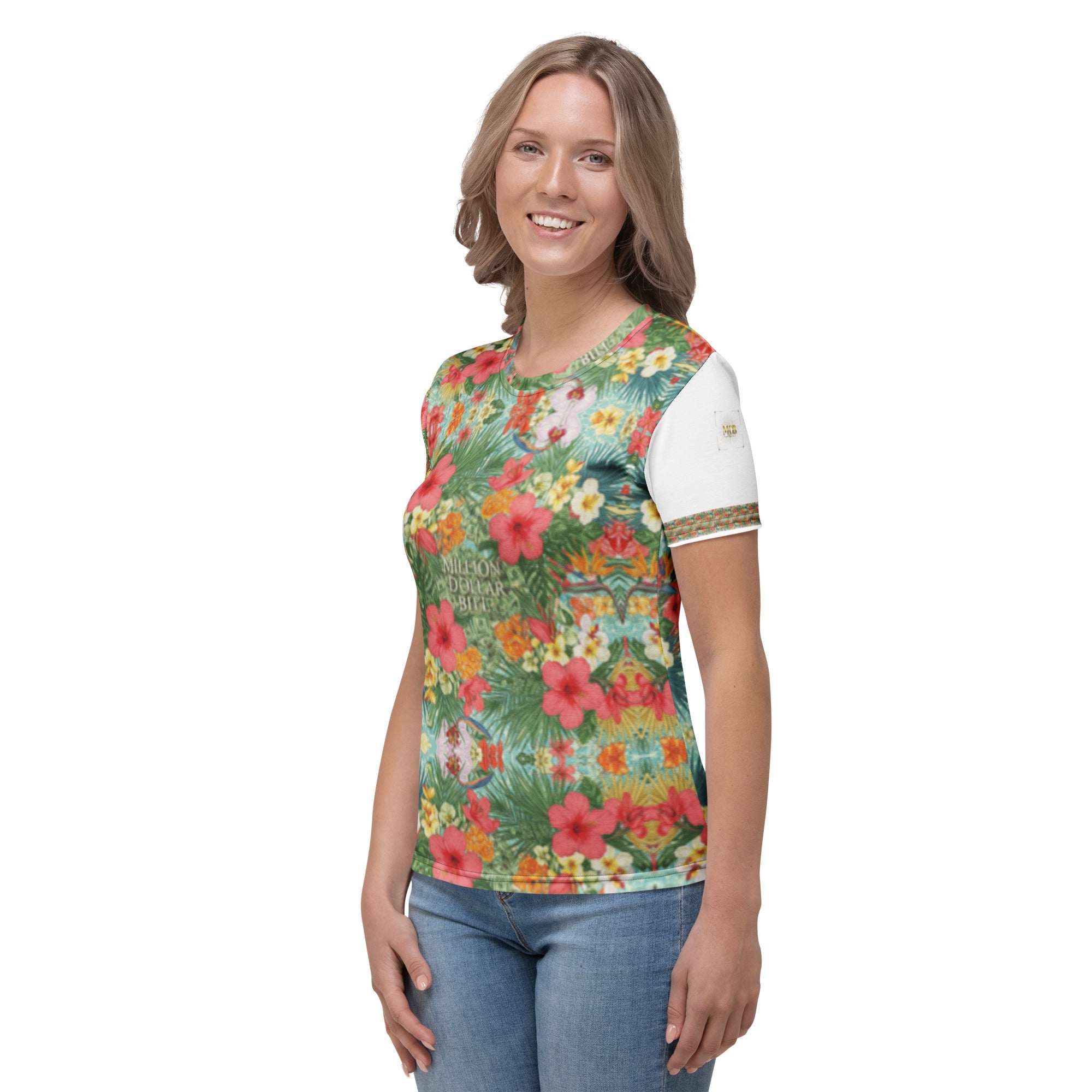 MDB Co "FLORAL FORTUNE" Women's T-shirt