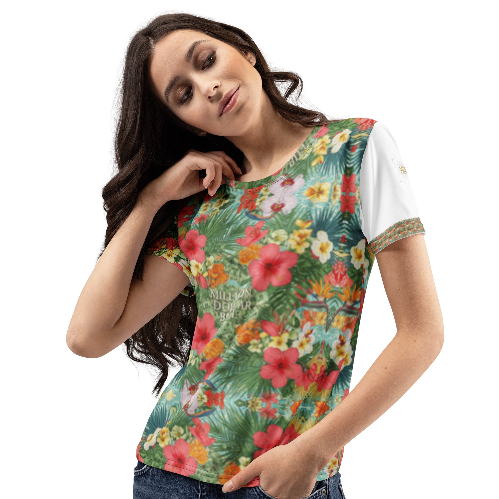 MDB Co "FLORAL FORTUNE" Women's T-shirt