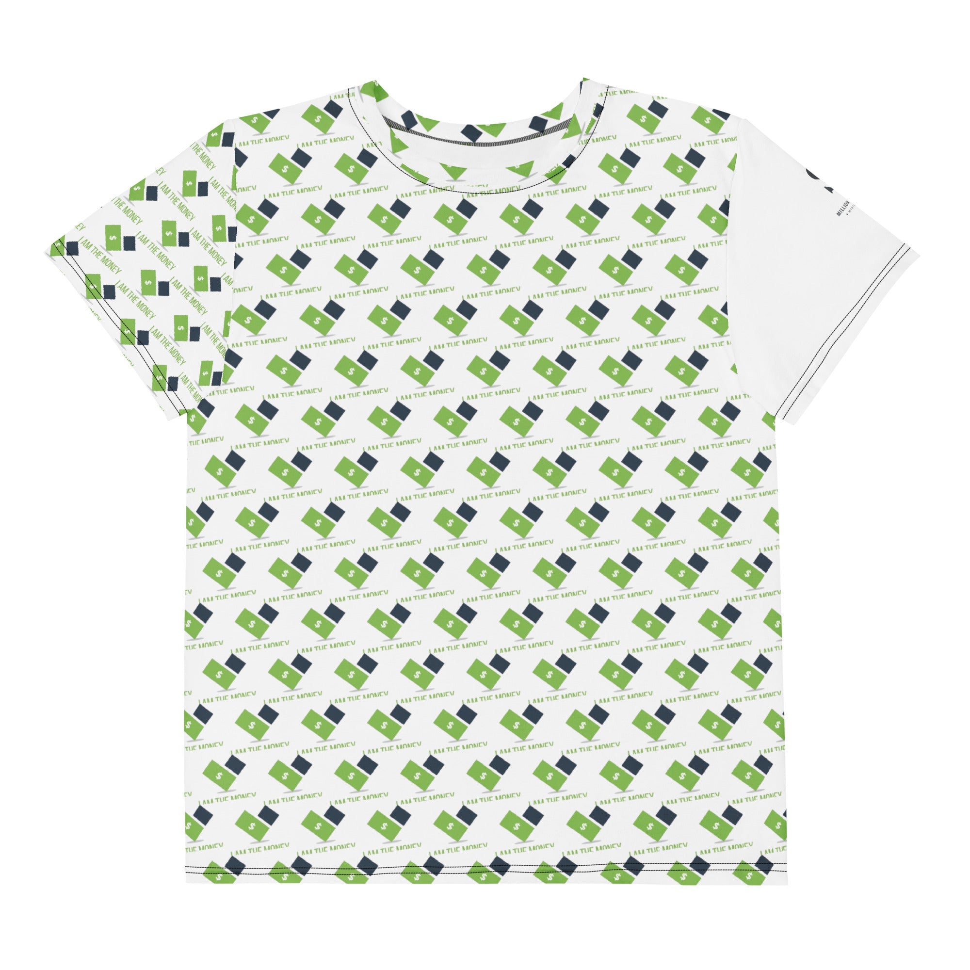 I AM THE MONEY Youth crew neck t-shirt