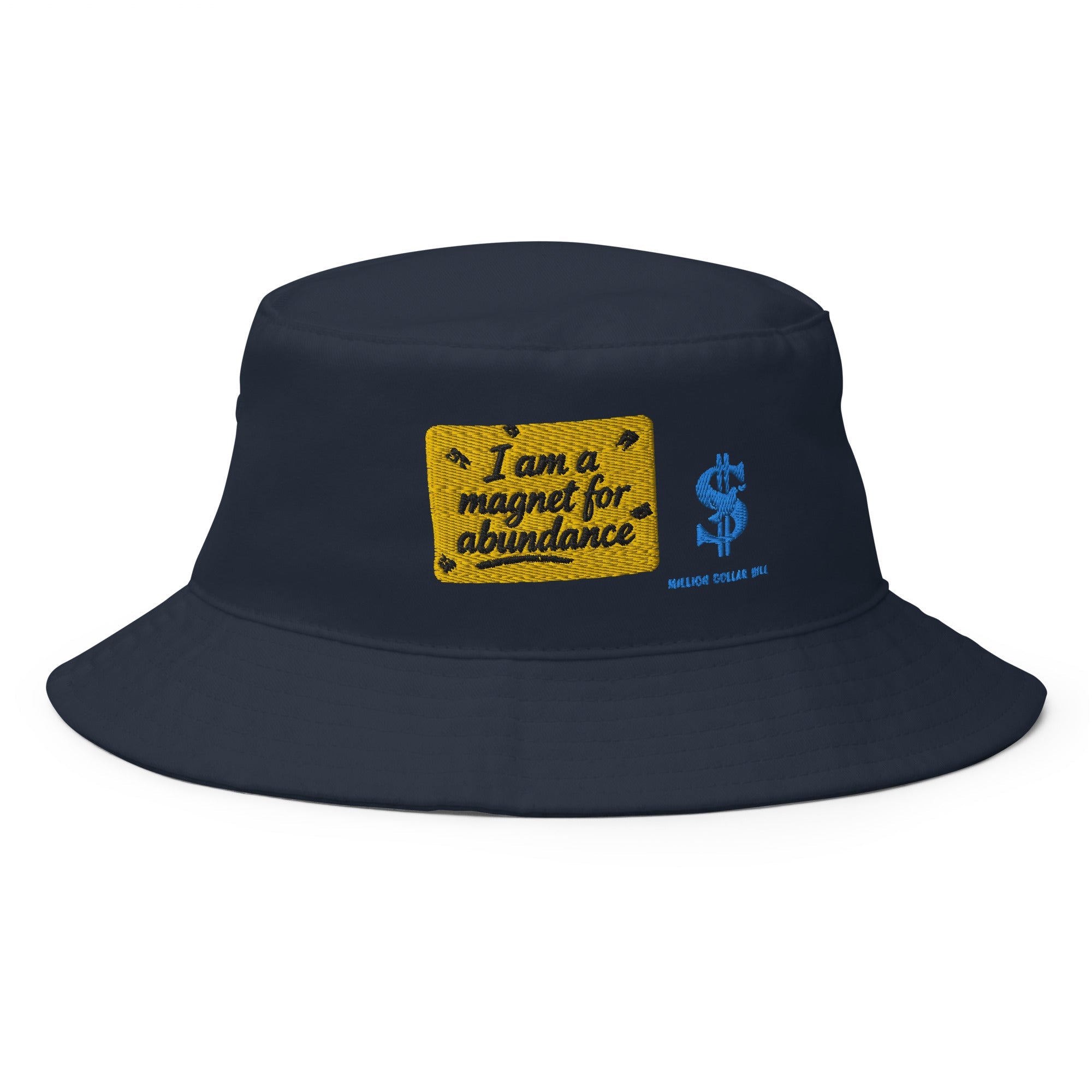 Cotton Twill Bucket Hat With Eyelets Breathable Sun Protection