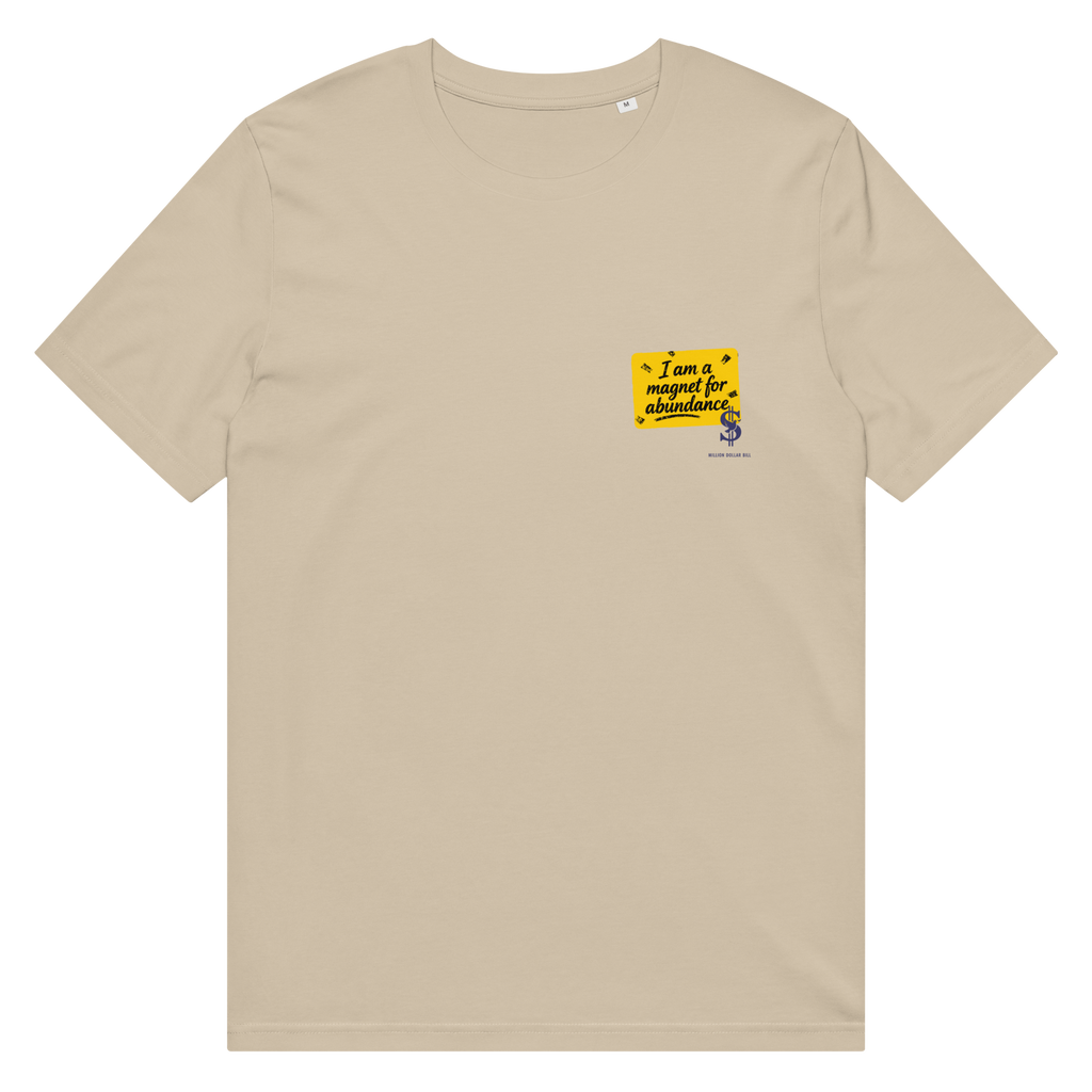 Magnetic Abundance Organic Unisex Midweight Cotton T Shirt