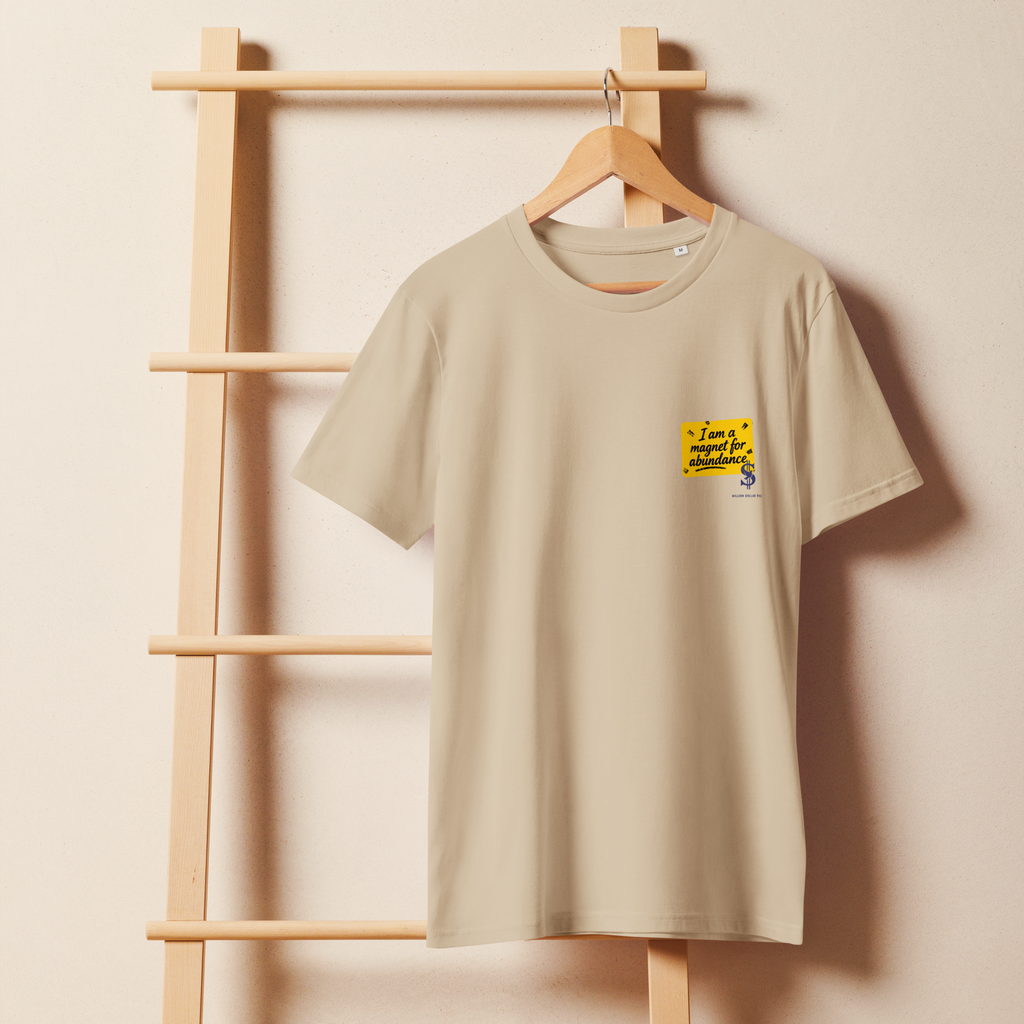 Magnetic Abundance Organic Unisex Midweight Cotton T Shirt