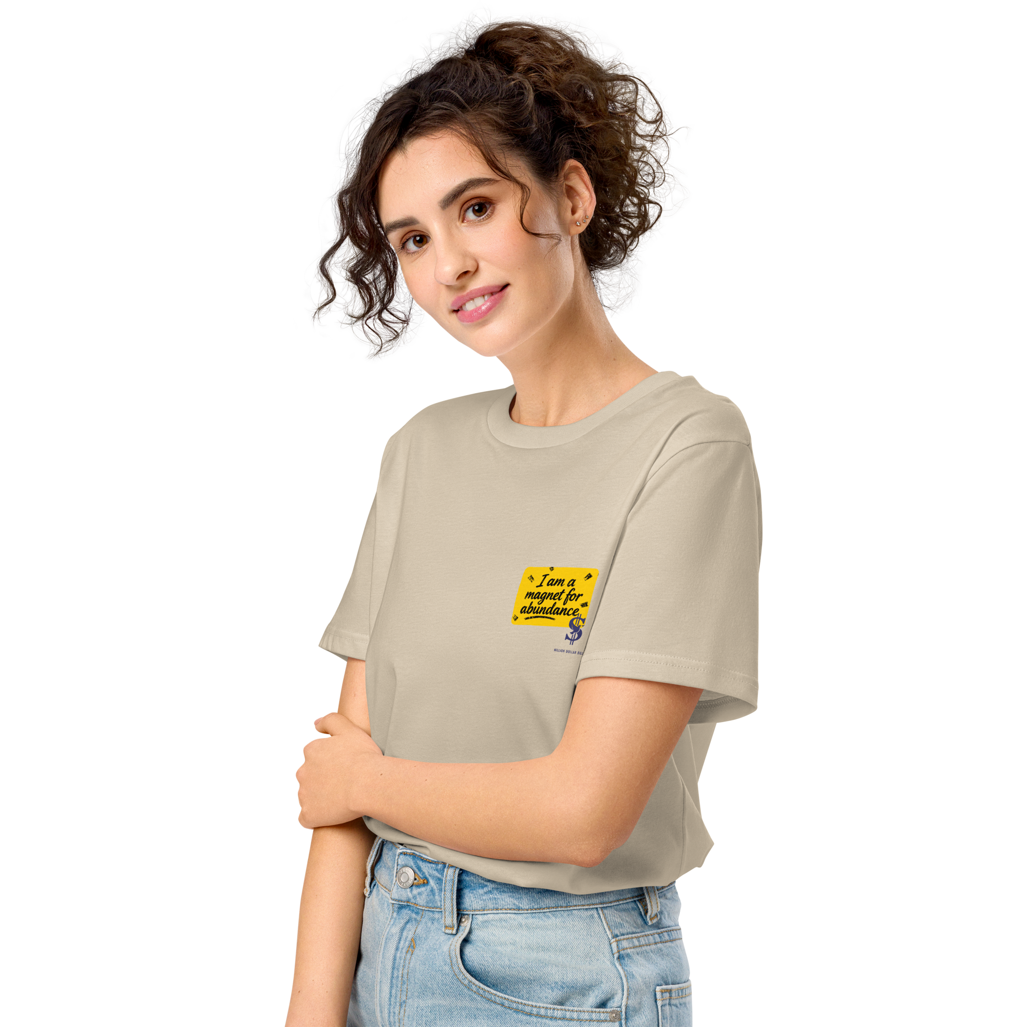 Magnetic Abundance Organic Unisex Midweight Cotton T Shirt