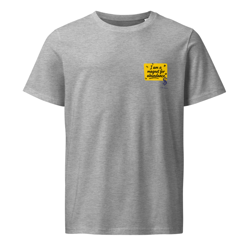 Magnetic Abundance Organic Unisex Midweight Cotton T Shirt