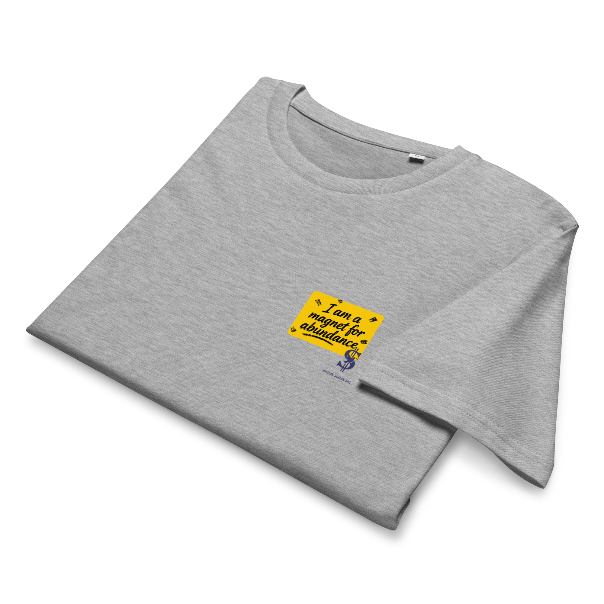 Magnetic Abundance Organic Unisex Midweight Cotton T Shirt