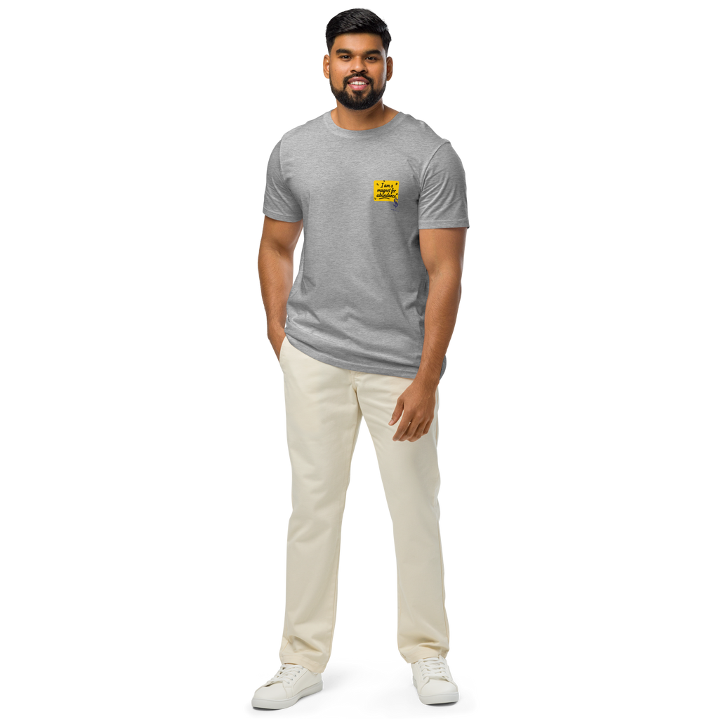Magnetic Abundance Organic Unisex Midweight Cotton T Shirt