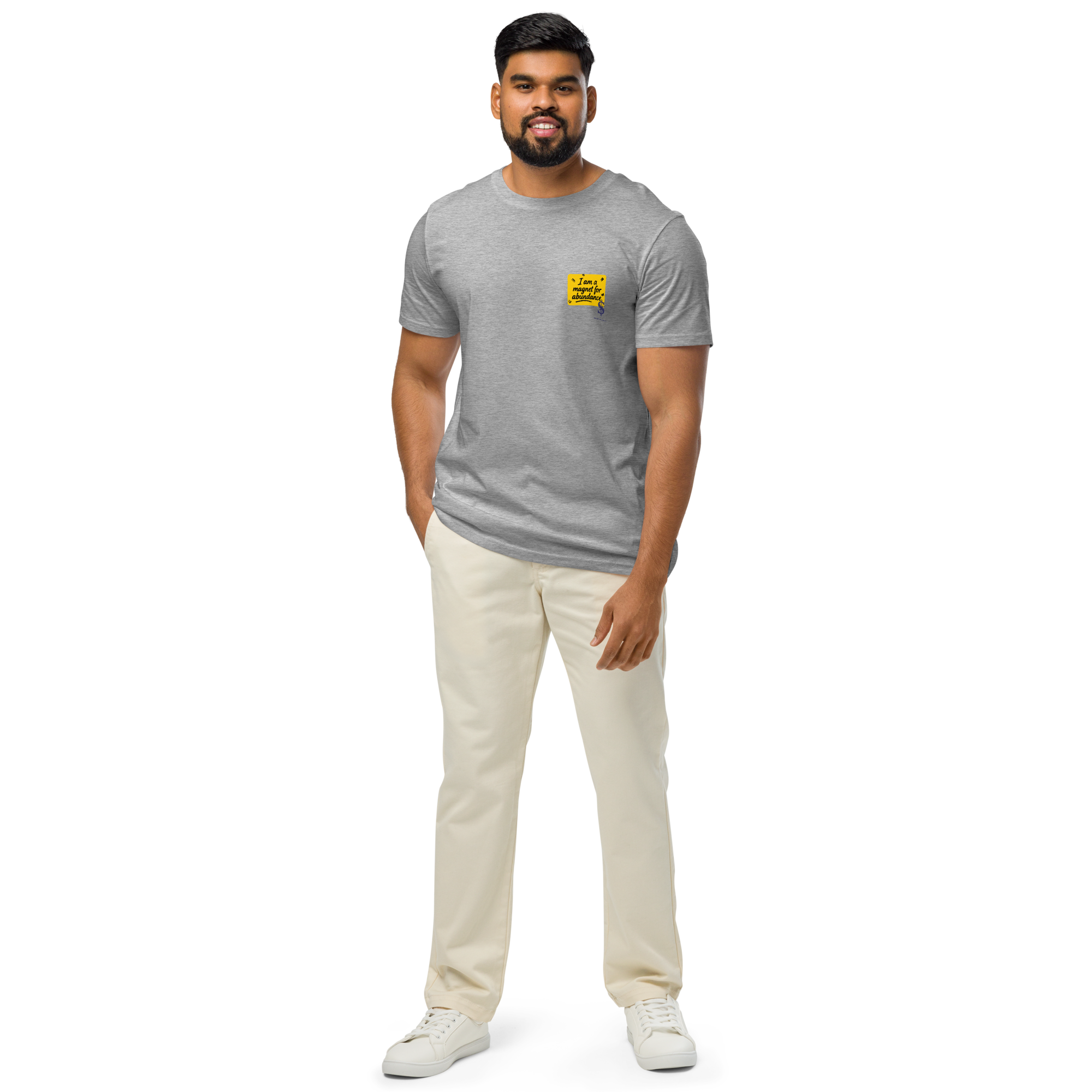 Magnetic Abundance Organic Unisex Midweight Cotton T Shirt