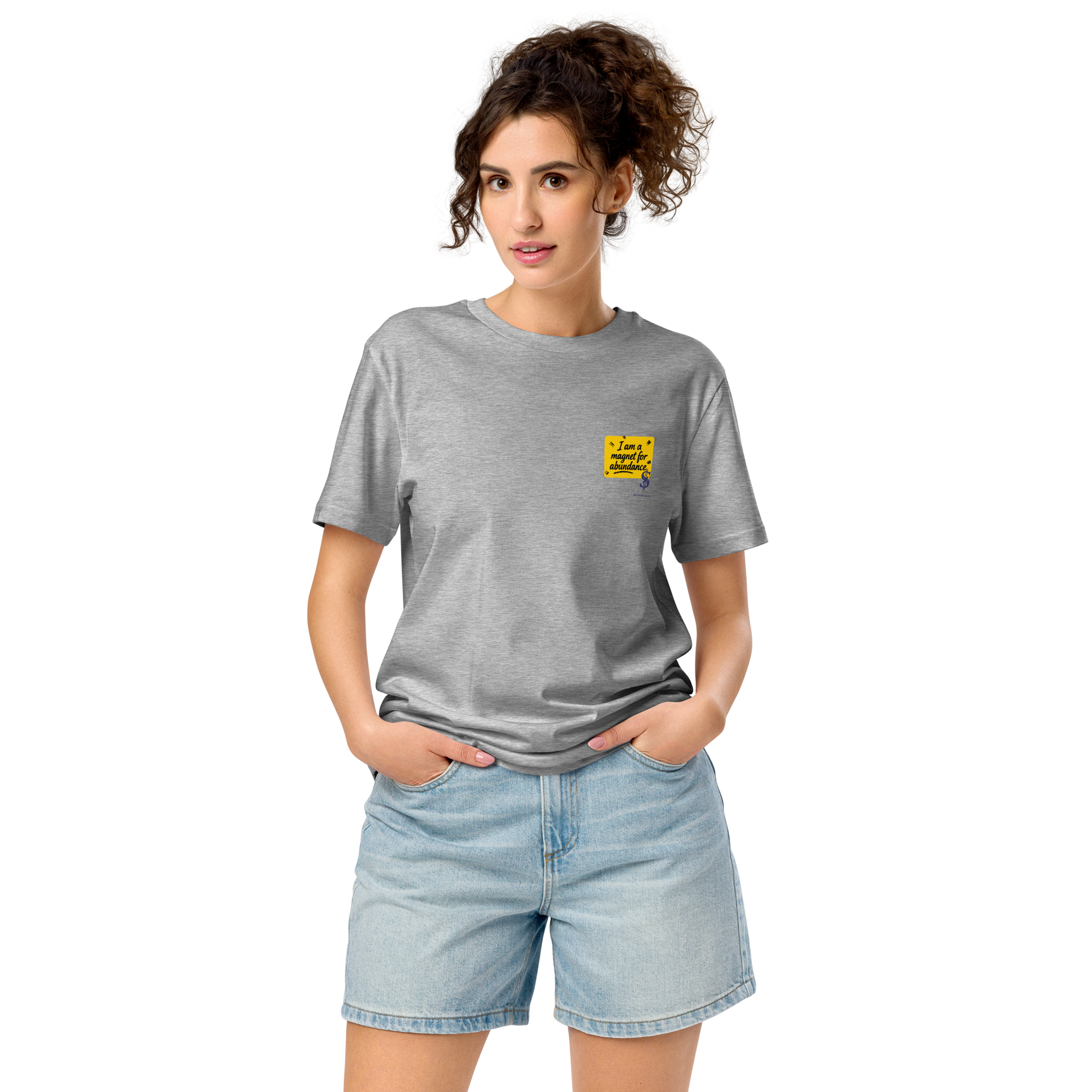 Magnetic Abundance Organic Unisex Midweight Cotton T Shirt