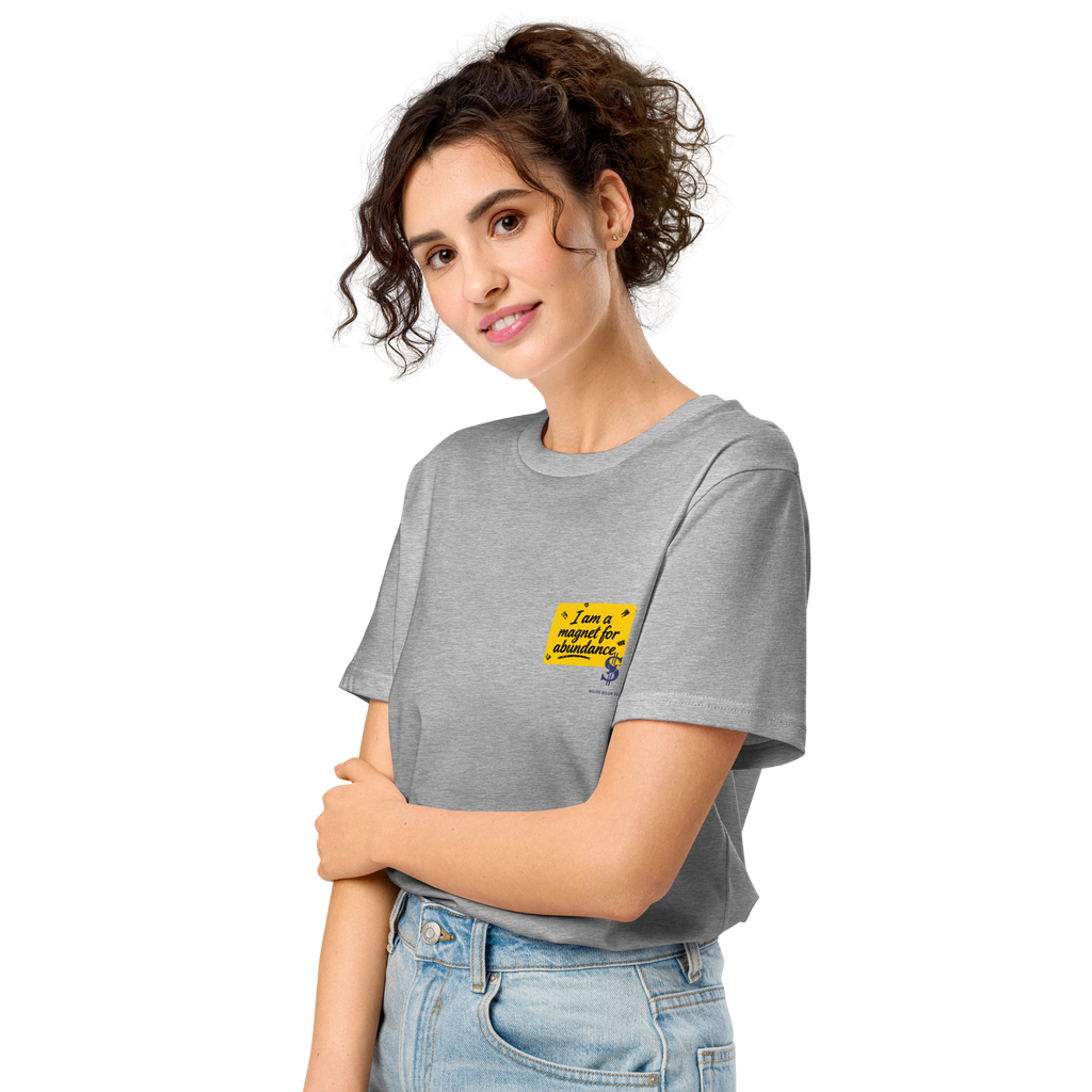 Magnetic Abundance Organic Unisex Midweight Cotton T Shirt