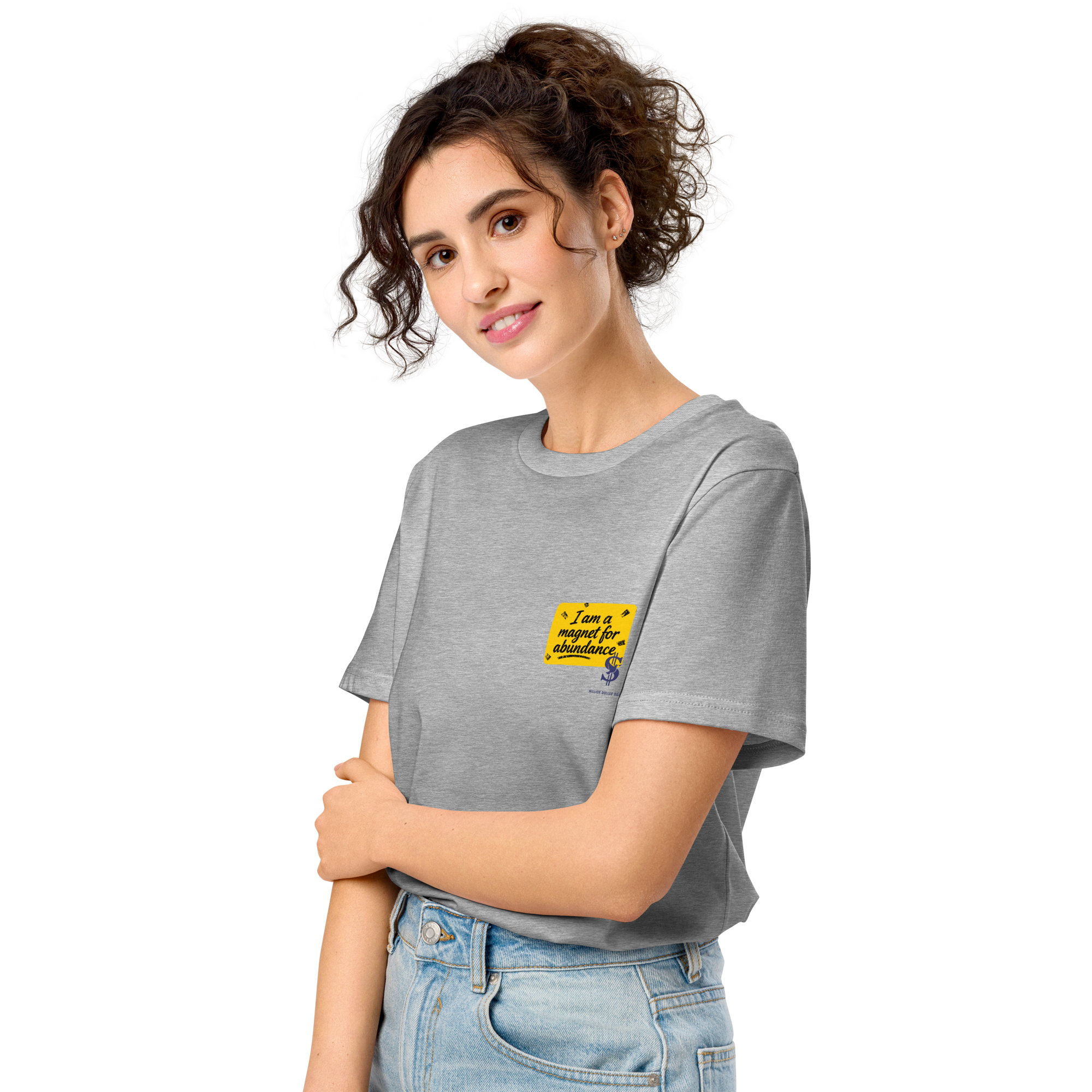 Magnetic Abundance Organic Unisex Midweight Cotton T Shirt