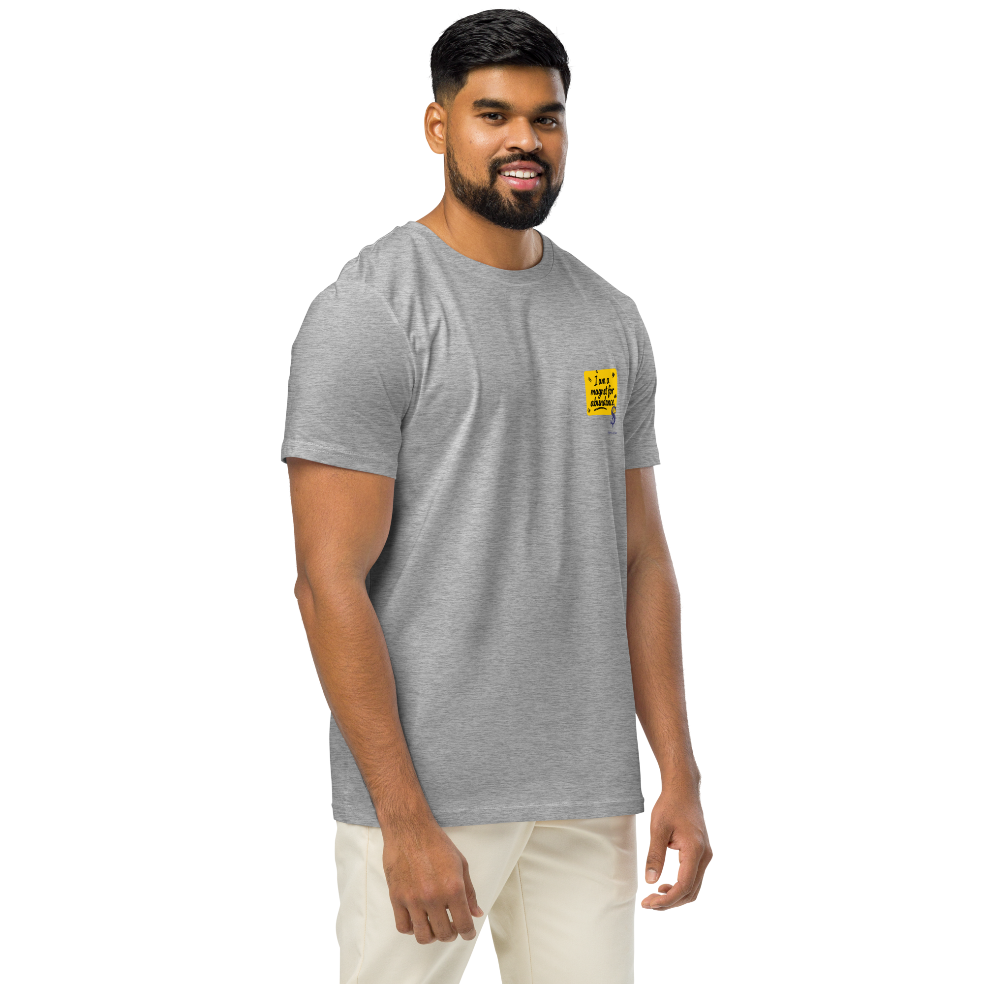 Magnetic Abundance Organic Unisex Midweight Cotton T Shirt