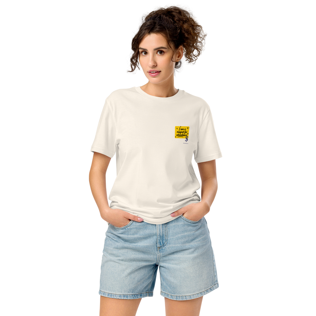 Magnetic Abundance Organic Unisex Midweight Cotton T Shirt