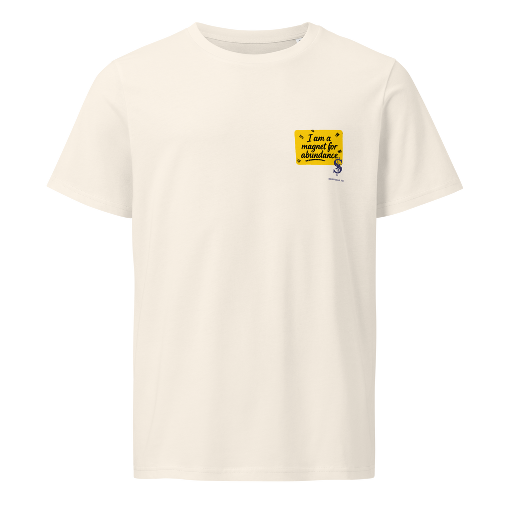 Magnetic Abundance Organic Unisex Midweight Cotton T Shirt