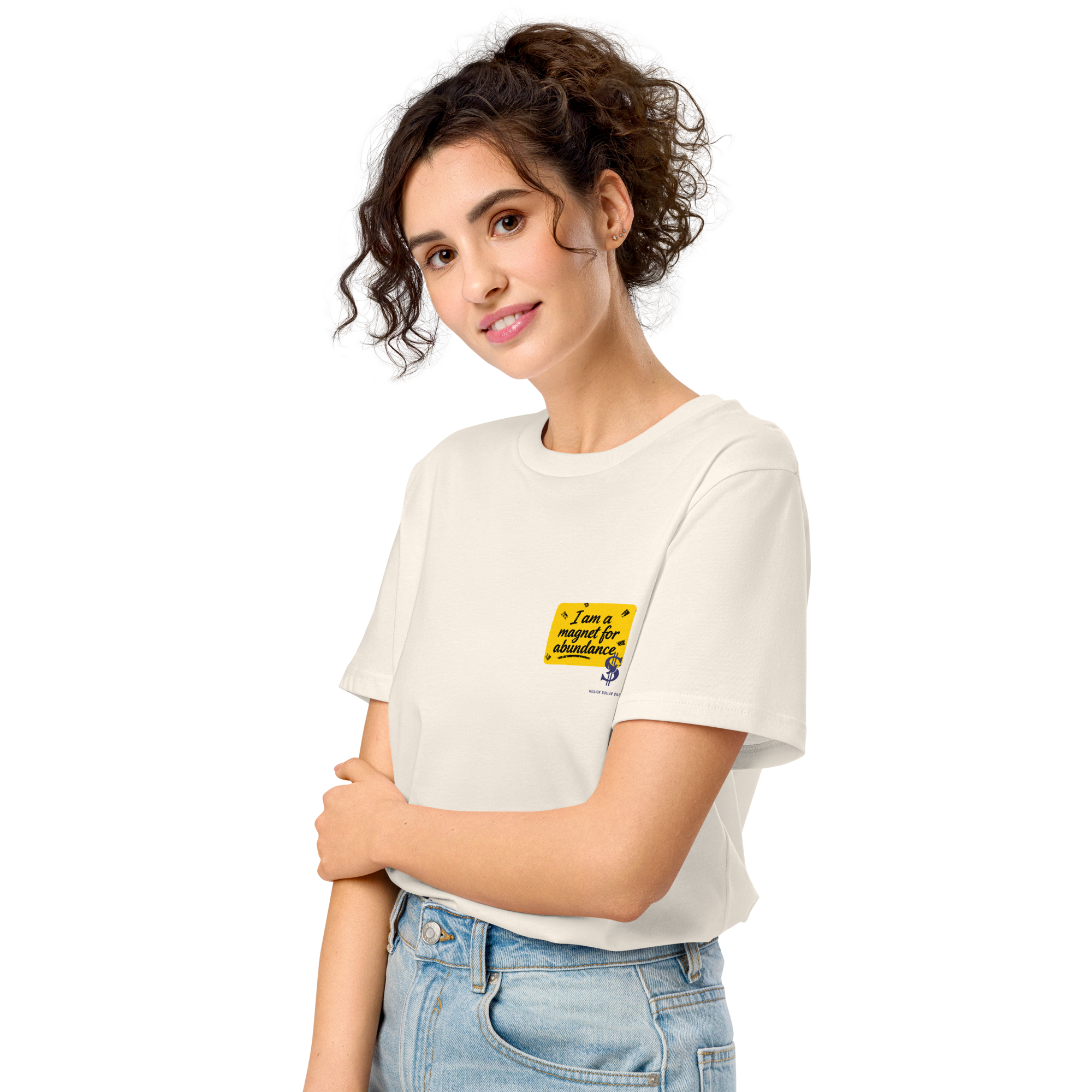 Magnetic Abundance Organic Unisex Midweight Cotton T Shirt