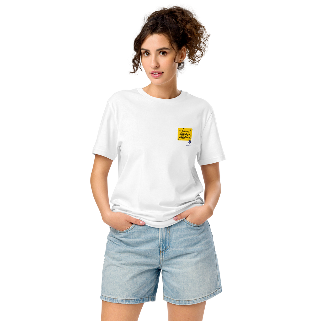 Magnetic Abundance Organic Unisex Midweight Cotton T Shirt