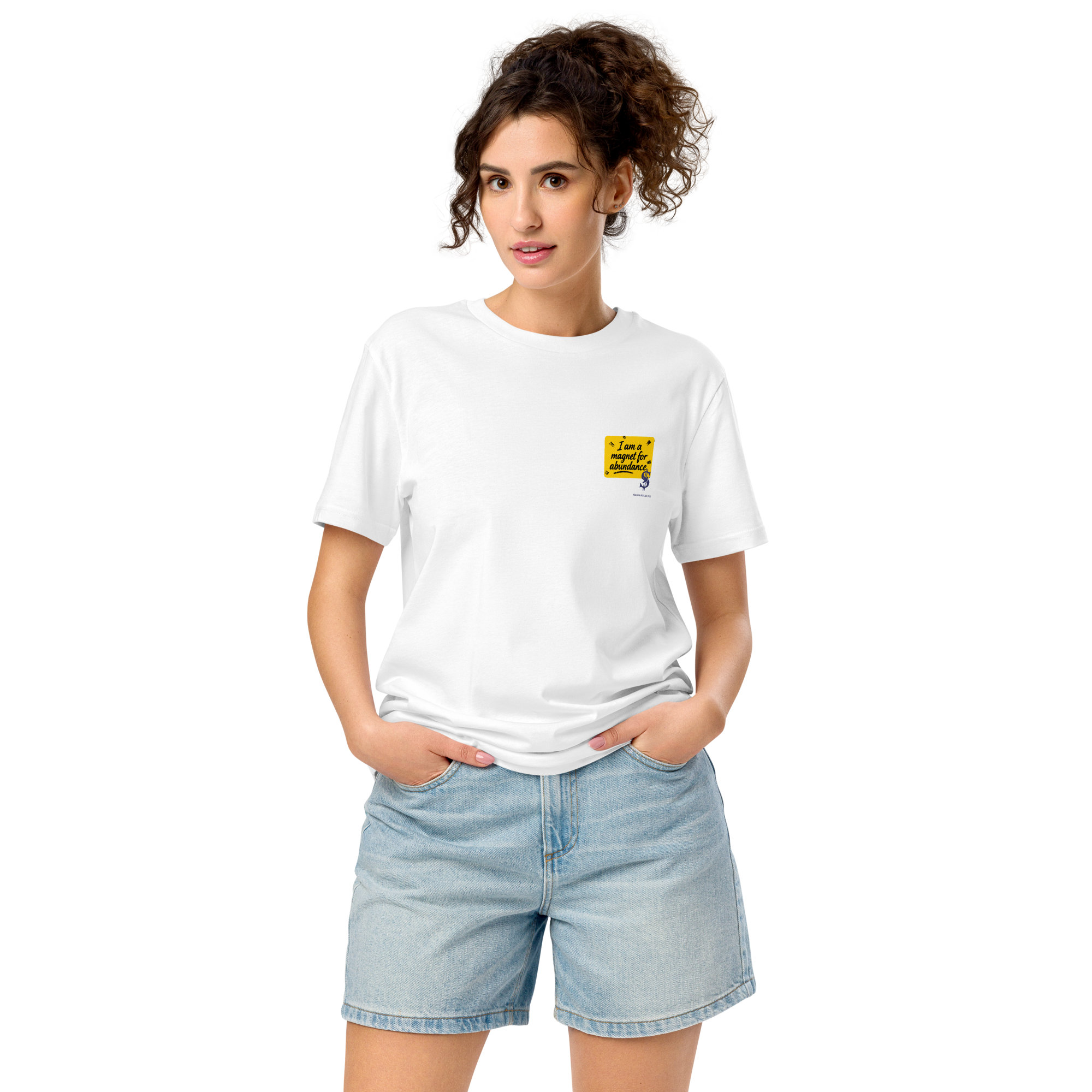 Magnetic Abundance Organic Unisex Midweight Cotton T Shirt