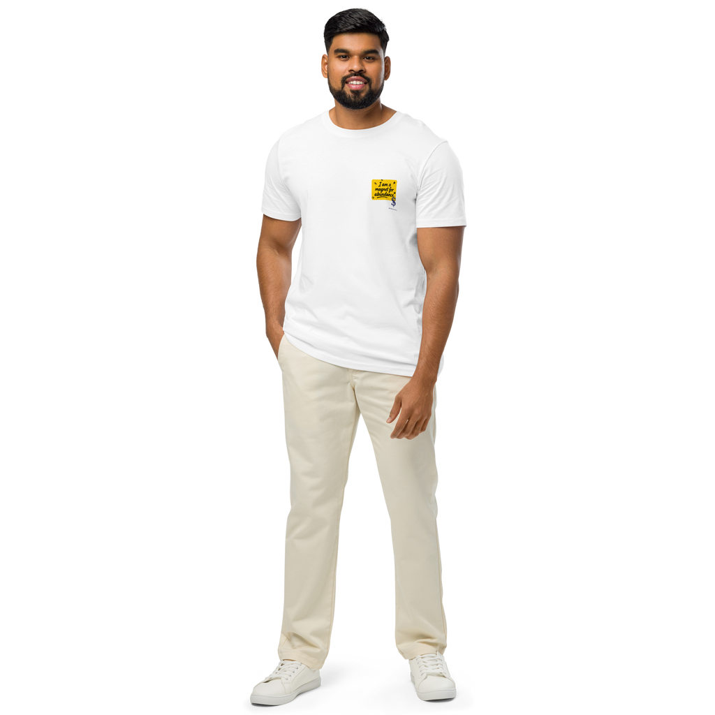 Magnetic Abundance Organic Unisex Midweight Cotton T Shirt