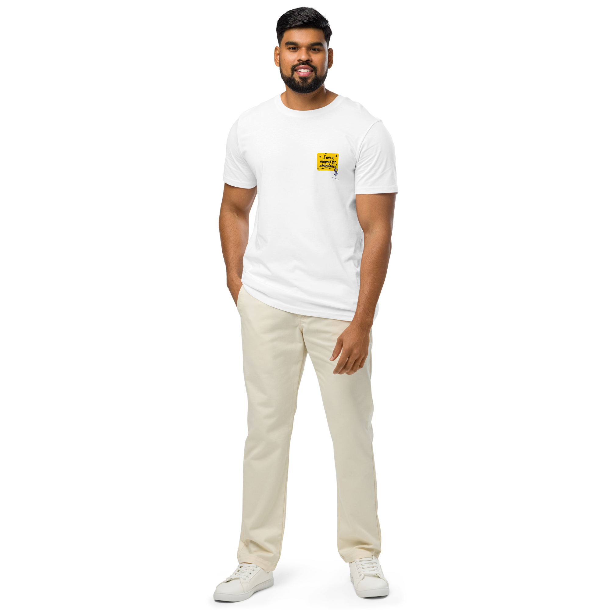 Magnetic Abundance Organic Unisex Midweight Cotton T Shirt