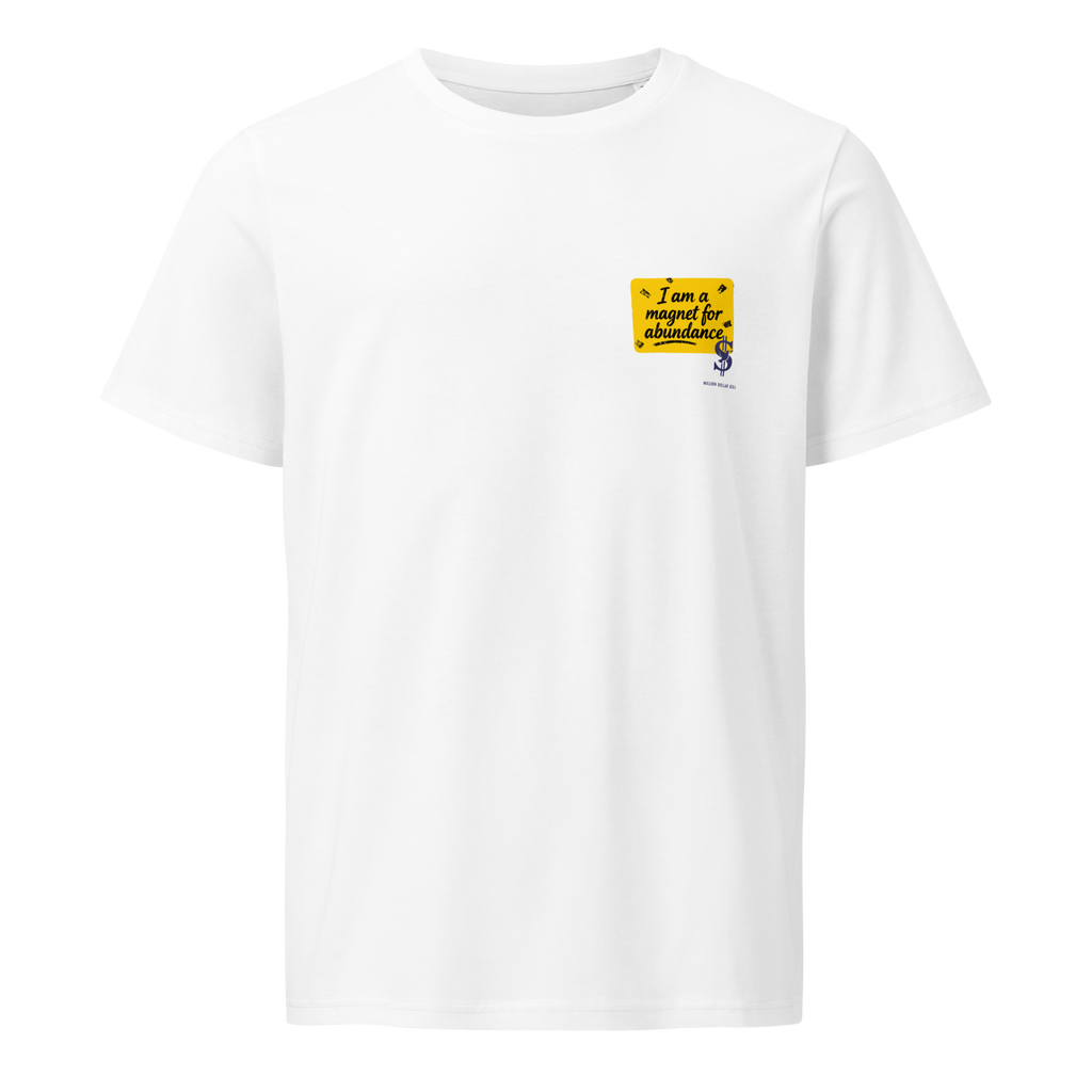 Magnetic Abundance Organic Unisex Midweight Cotton T Shirt