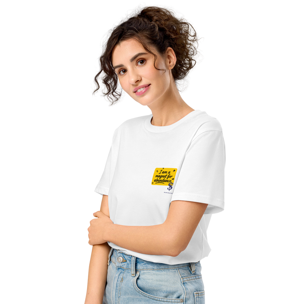Magnetic Abundance Organic Unisex Midweight Cotton T Shirt
