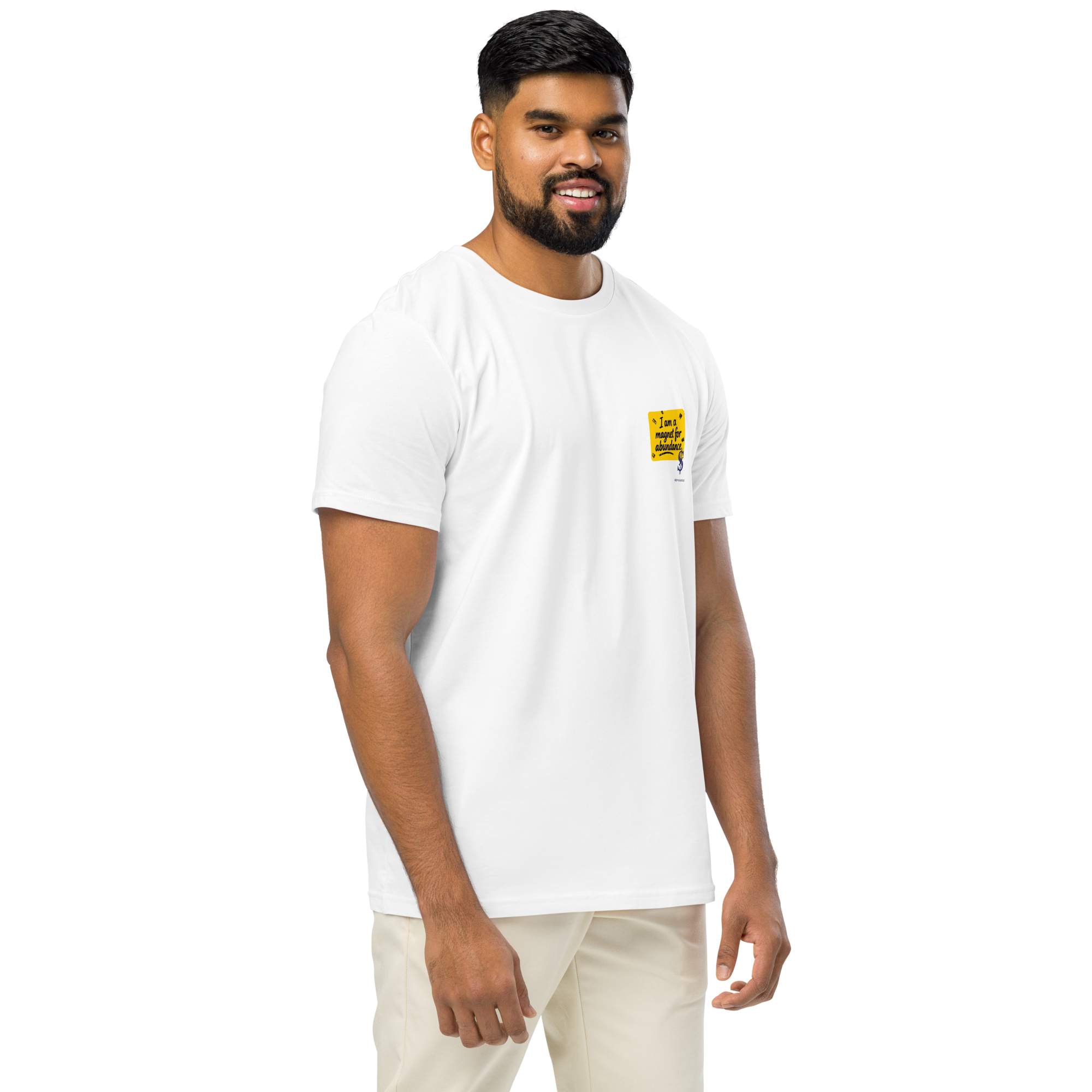 Magnetic Abundance Organic Unisex Midweight Cotton T Shirt
