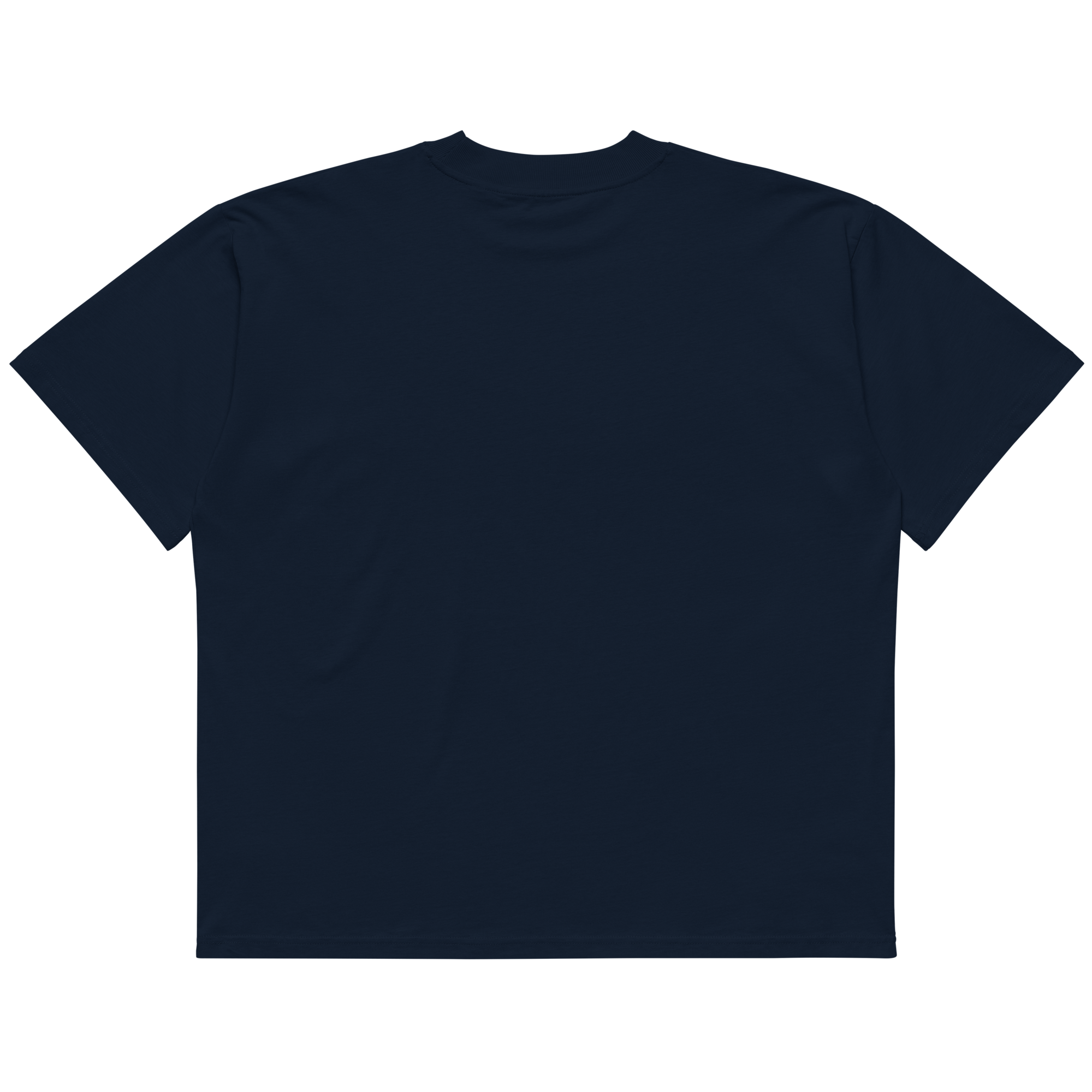 Magnetic Abundance Unisex Organic Cotton Oversized High Neck T Shirt