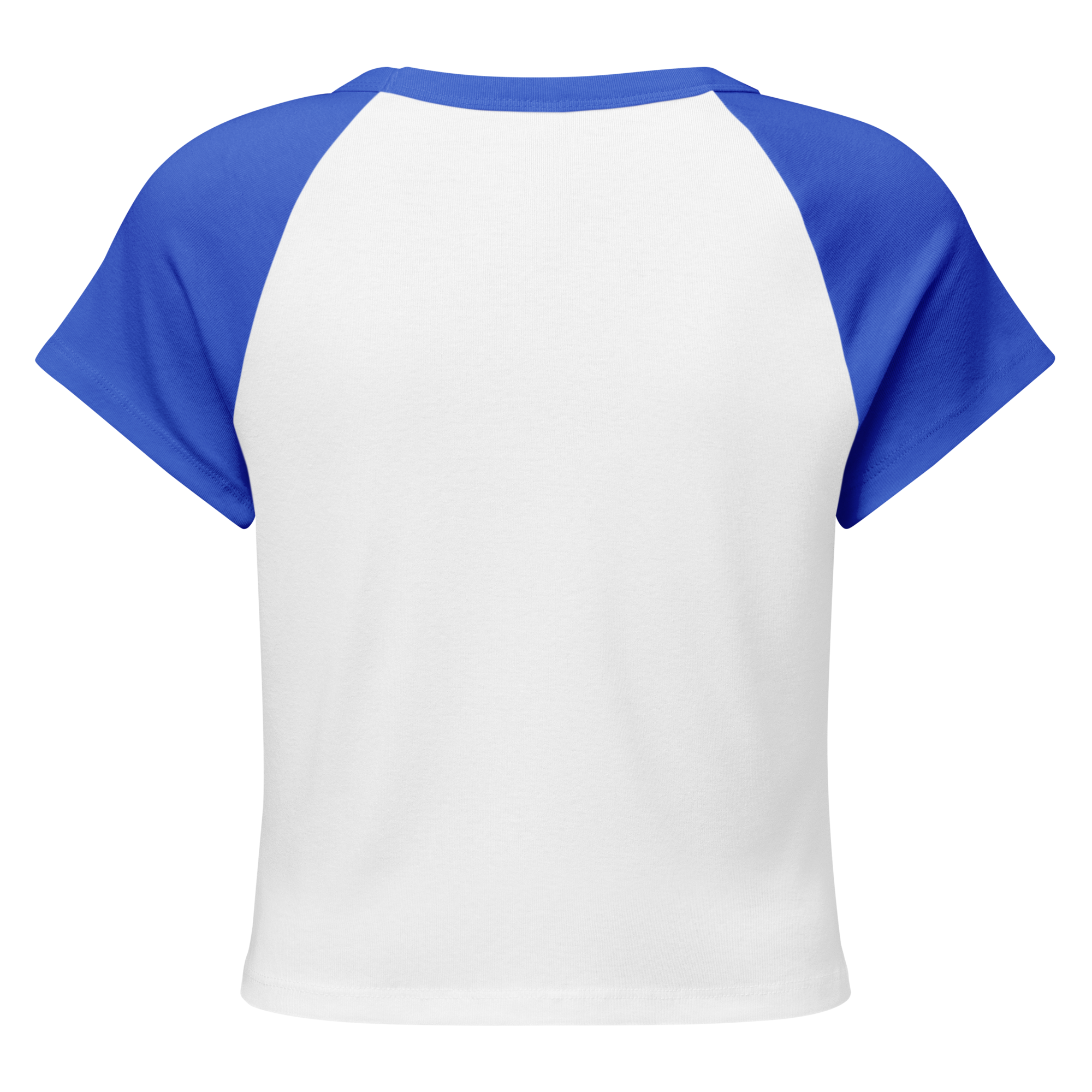 MDB Co Radiate Womens Micro Rib Raglan Baby Tee Cotton Blend