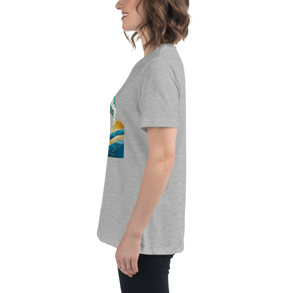 MDB Co Your Own Wave Womens Relaxed Cotton T Shirt Everyday Comfort