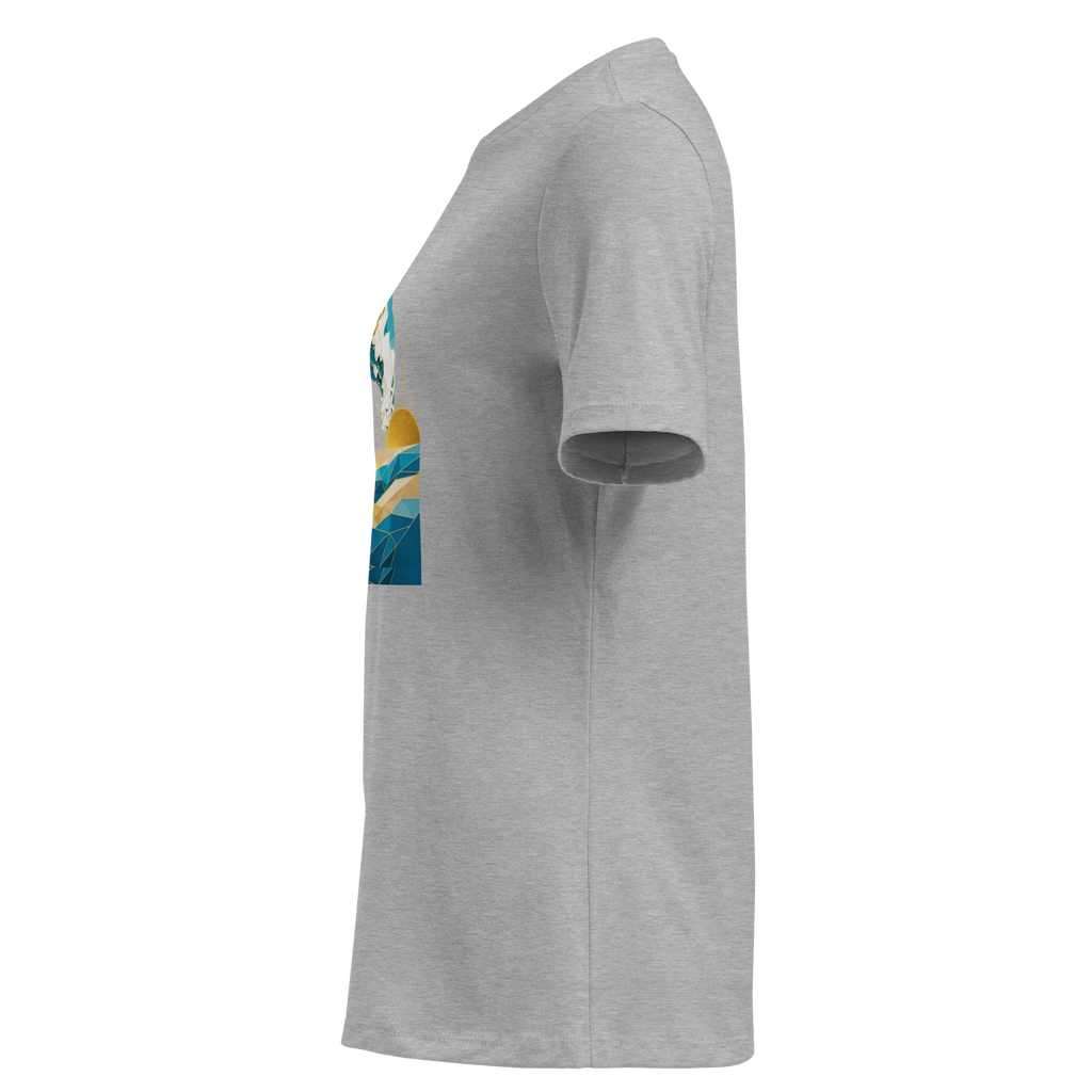 MDB Co Your Own Wave Womens Relaxed Cotton T Shirt Everyday Comfort