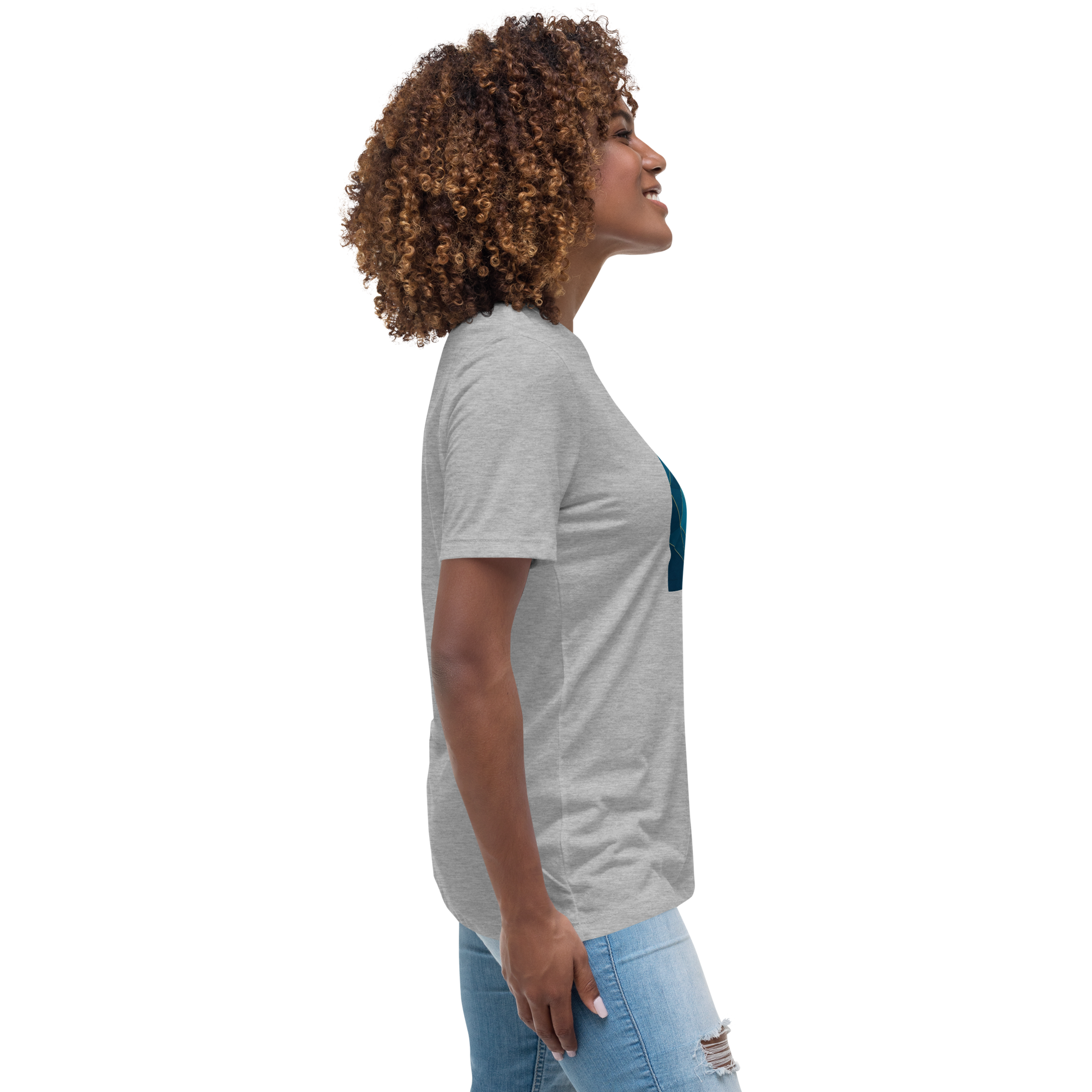MDB Co Your Own Wave Womens Relaxed Cotton T Shirt Everyday Comfort