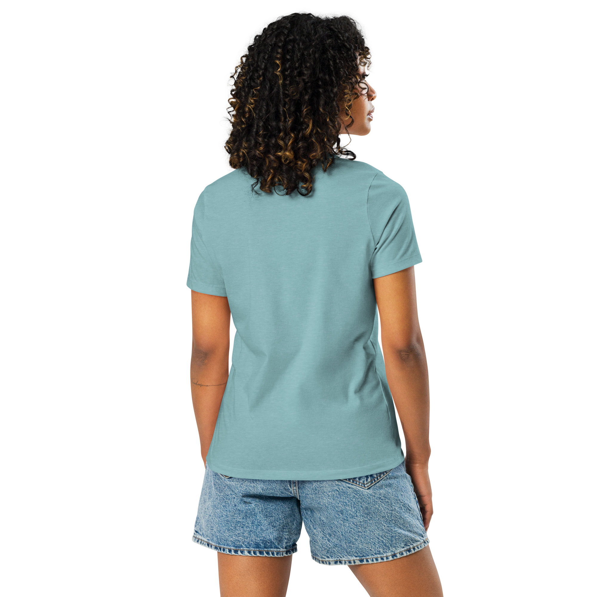 MDB Co Your Own Wave Womens Relaxed Cotton T Shirt Everyday Comfort