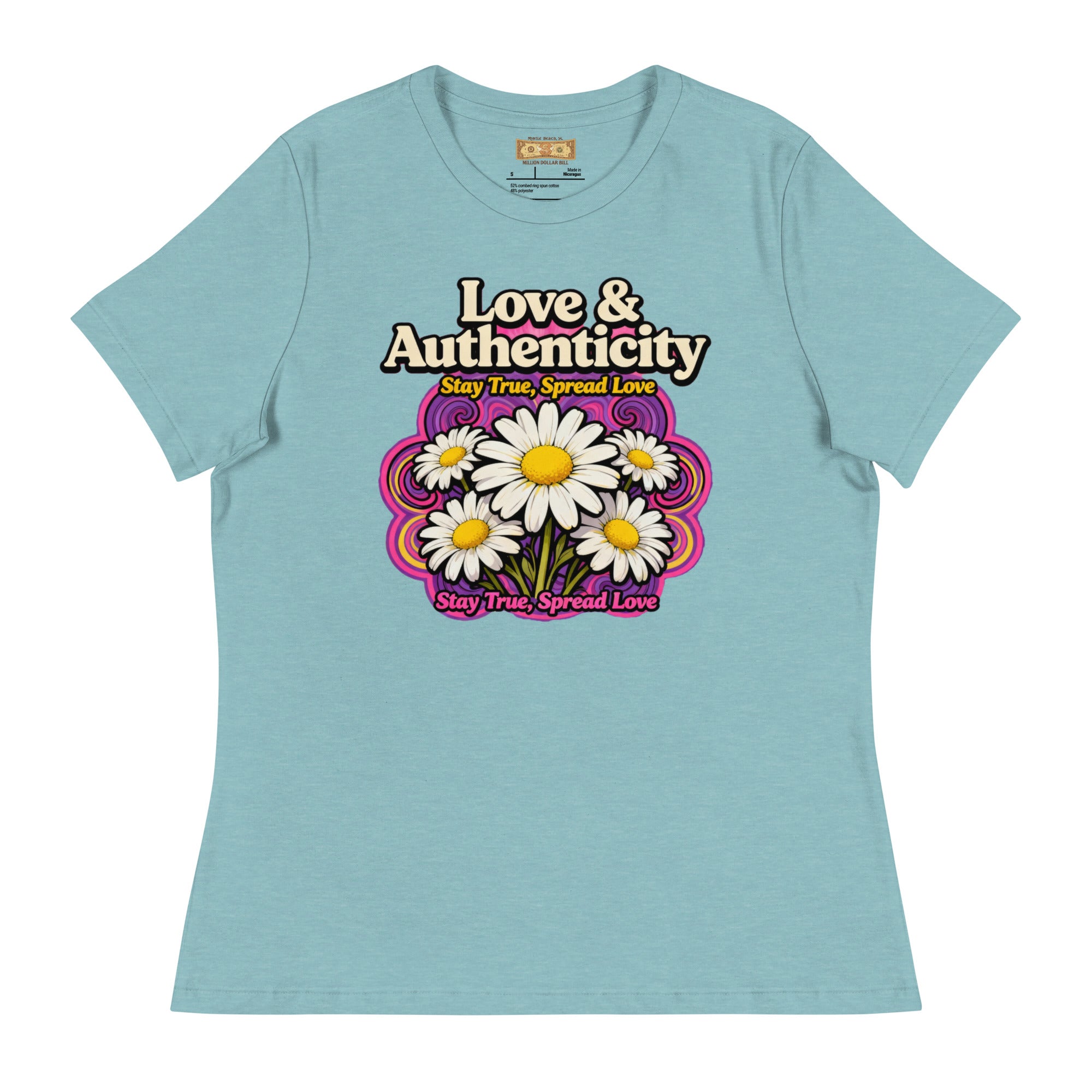 Bella Canvas 6400 Womens Relaxed Fit Airlume Cotton T Shirt