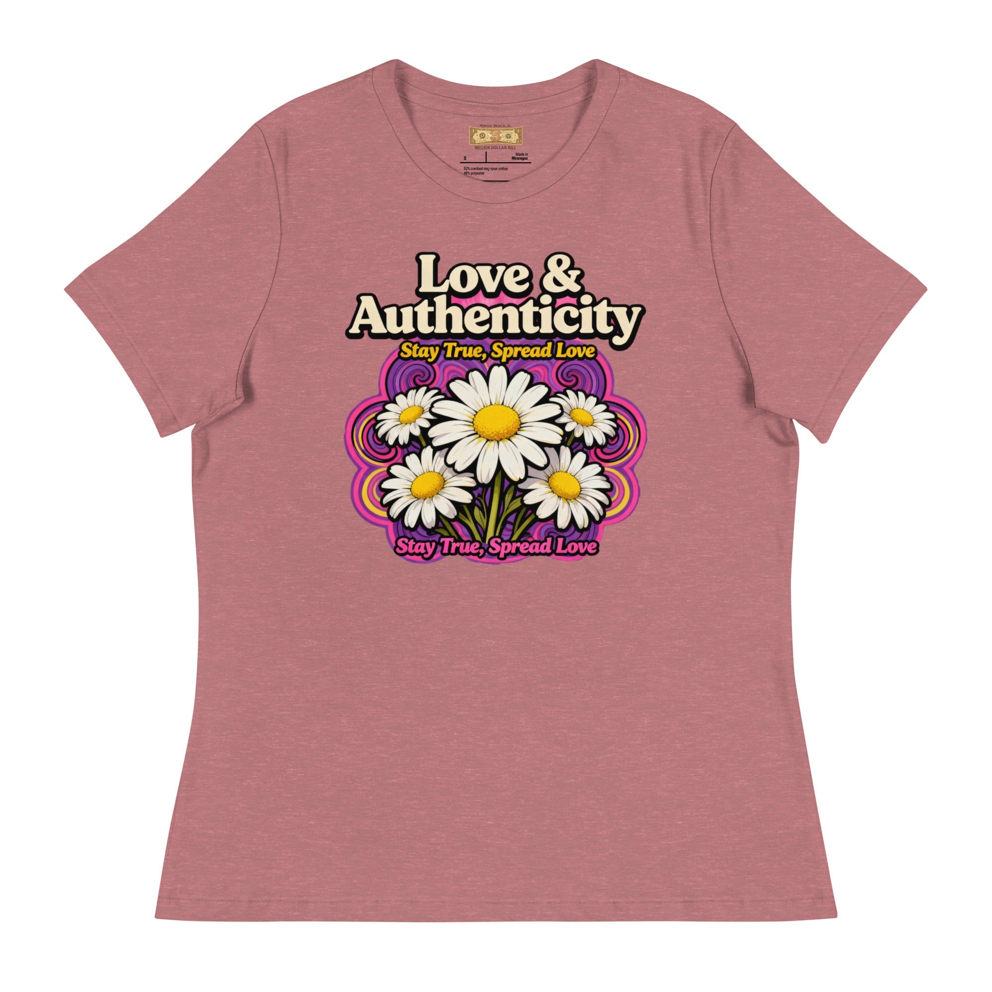 Bella Canvas 6400 Womens Relaxed Fit Airlume Cotton T Shirt