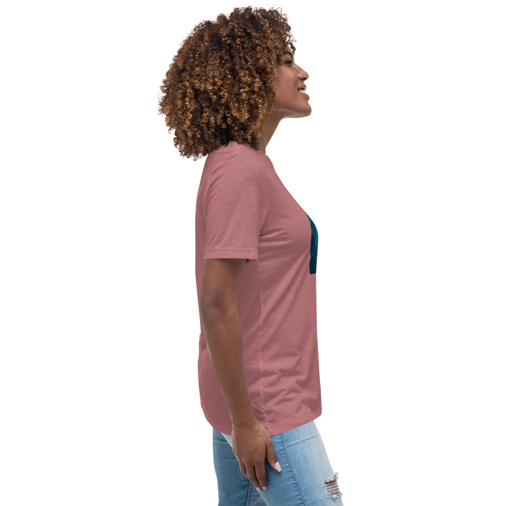 MDB Co Your Own Wave Womens Relaxed Cotton T Shirt Everyday Comfort