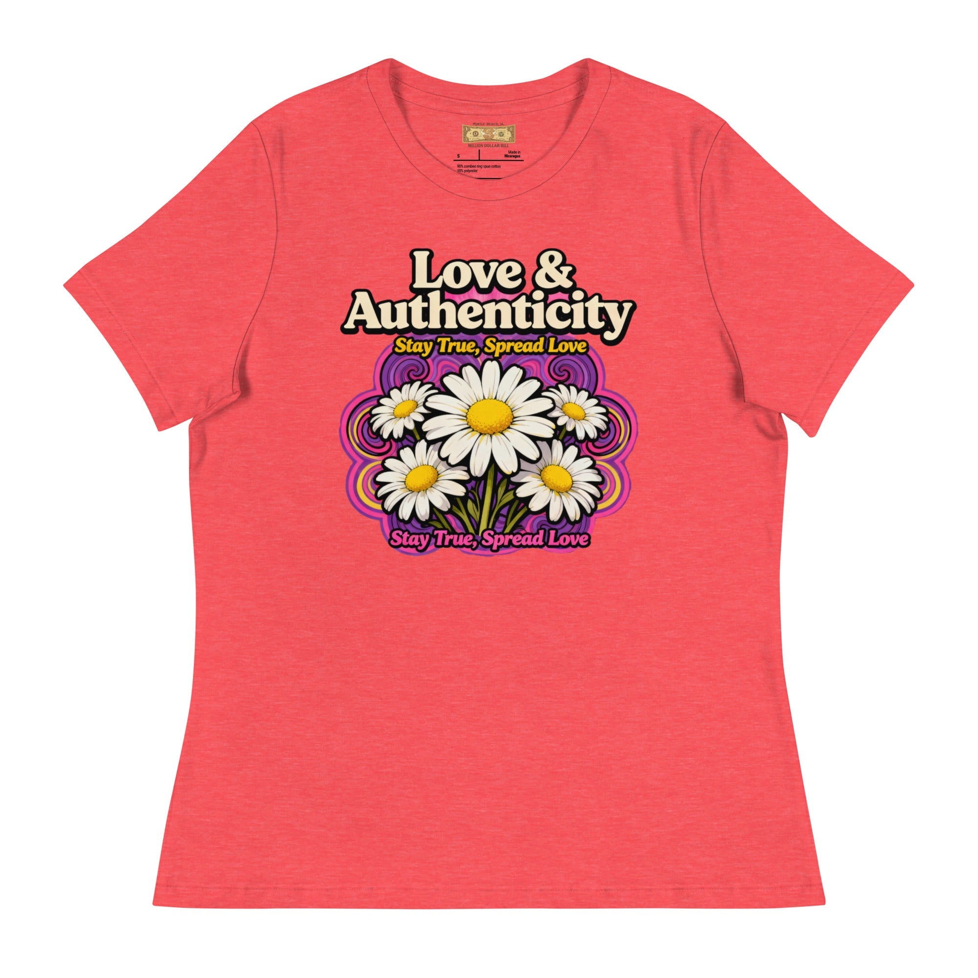 Bella Canvas 6400 Womens Relaxed Fit Airlume Cotton T Shirt
