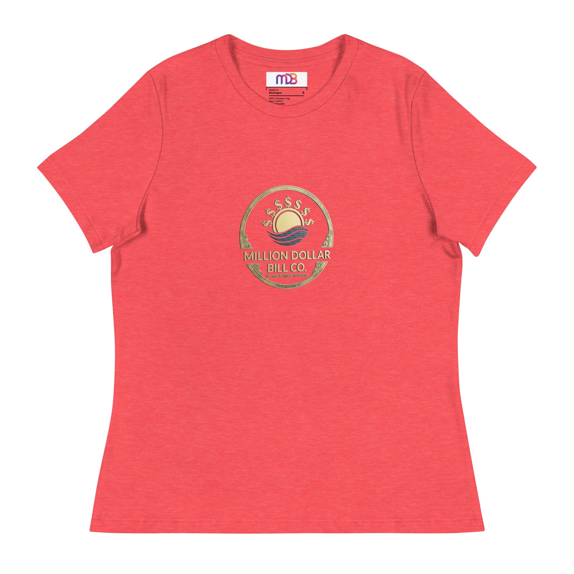 Bella Canvas 6400 Women's Relaxed Fit T Shirt 100 Percent Cotton