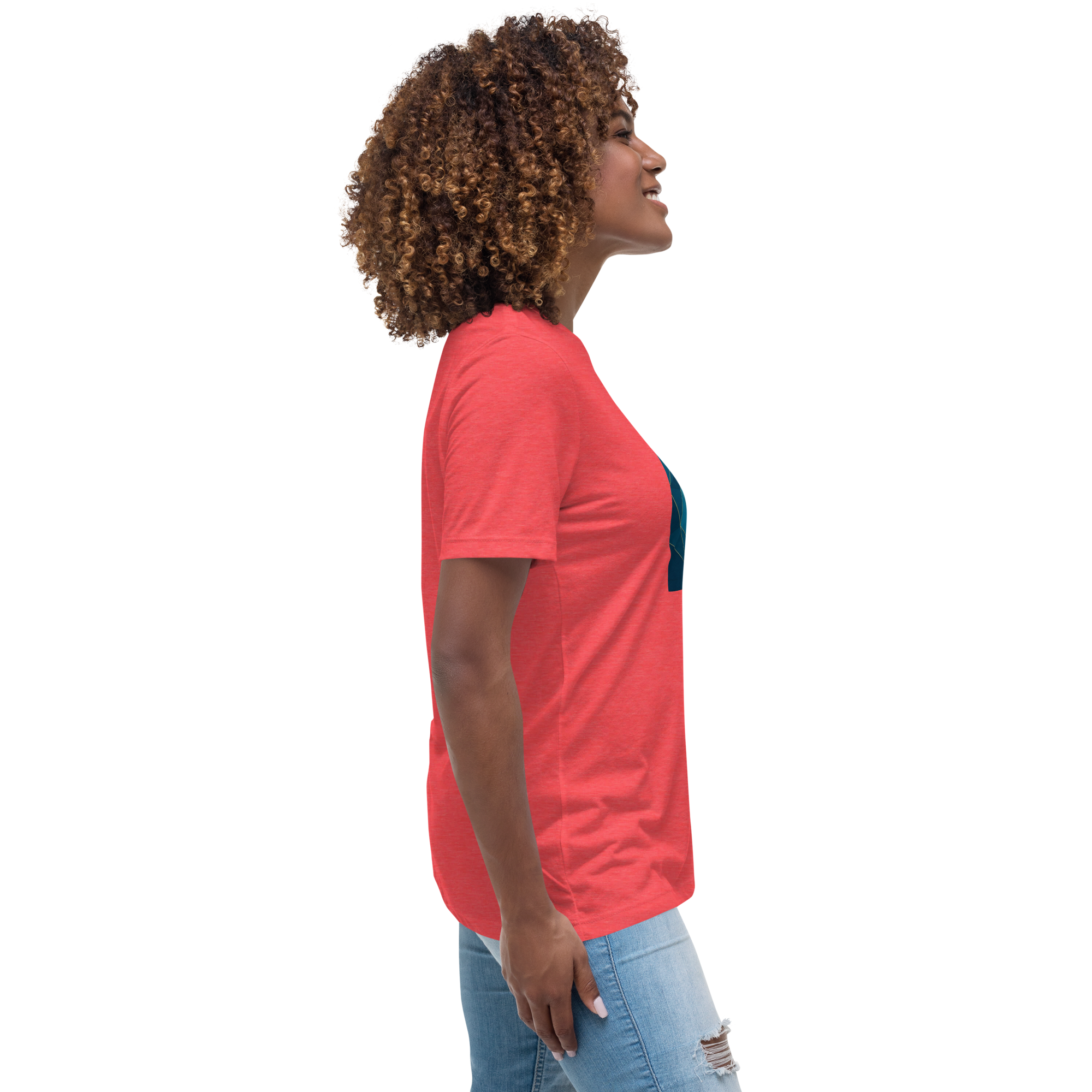 MDB Co Your Own Wave Womens Relaxed Cotton T Shirt Everyday Comfort