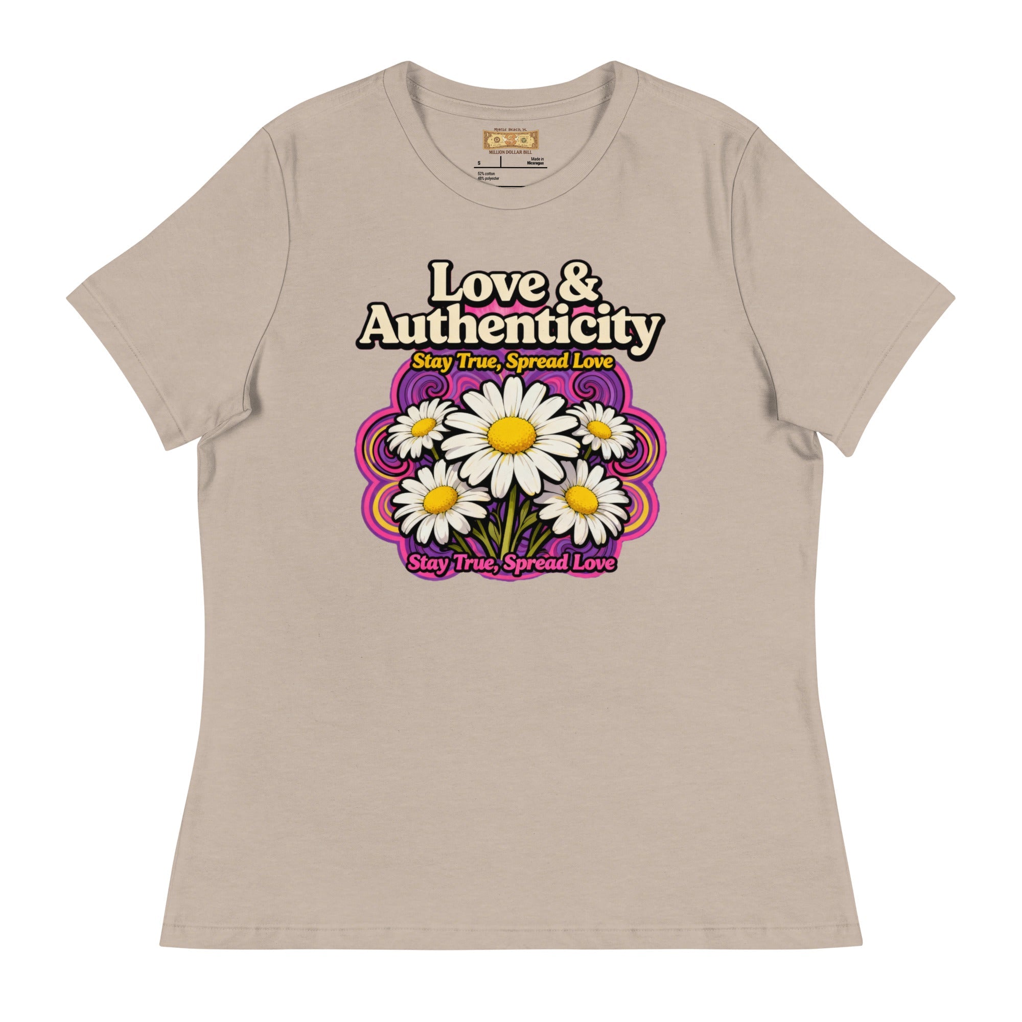 Bella Canvas 6400 Womens Relaxed Fit Airlume Cotton T Shirt