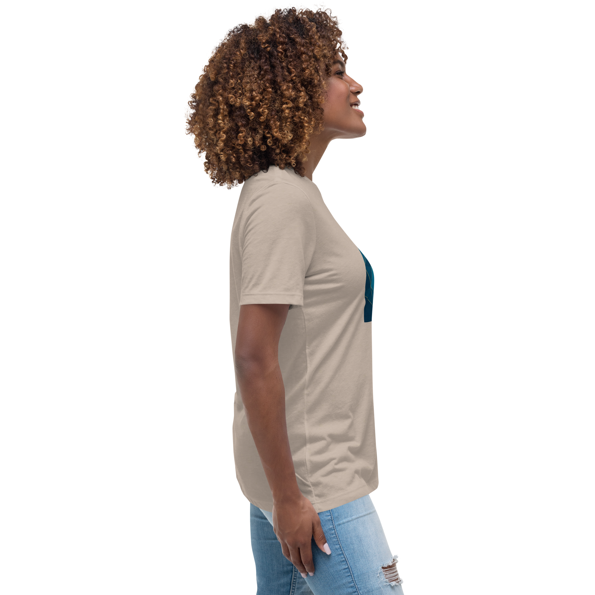 MDB Co Your Own Wave Womens Relaxed Cotton T Shirt Everyday Comfort