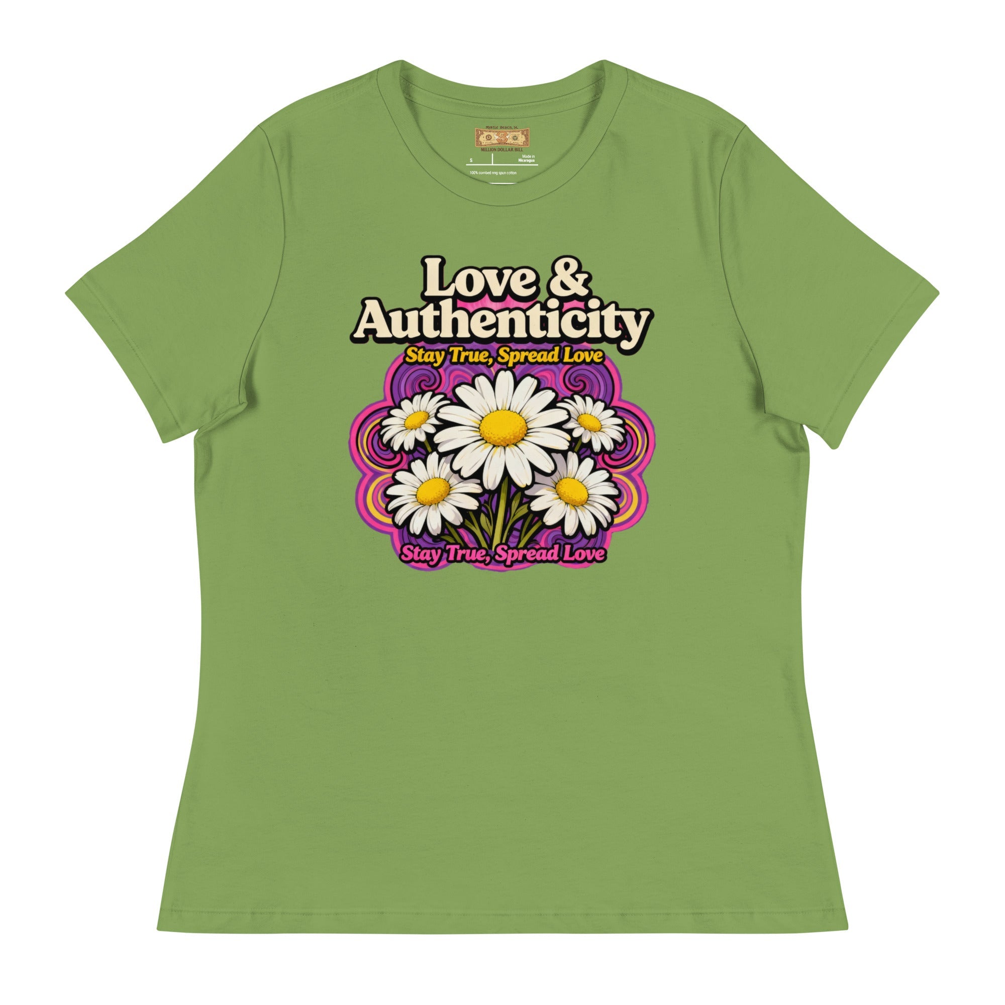 Bella Canvas 6400 Womens Relaxed Fit Airlume Cotton T Shirt