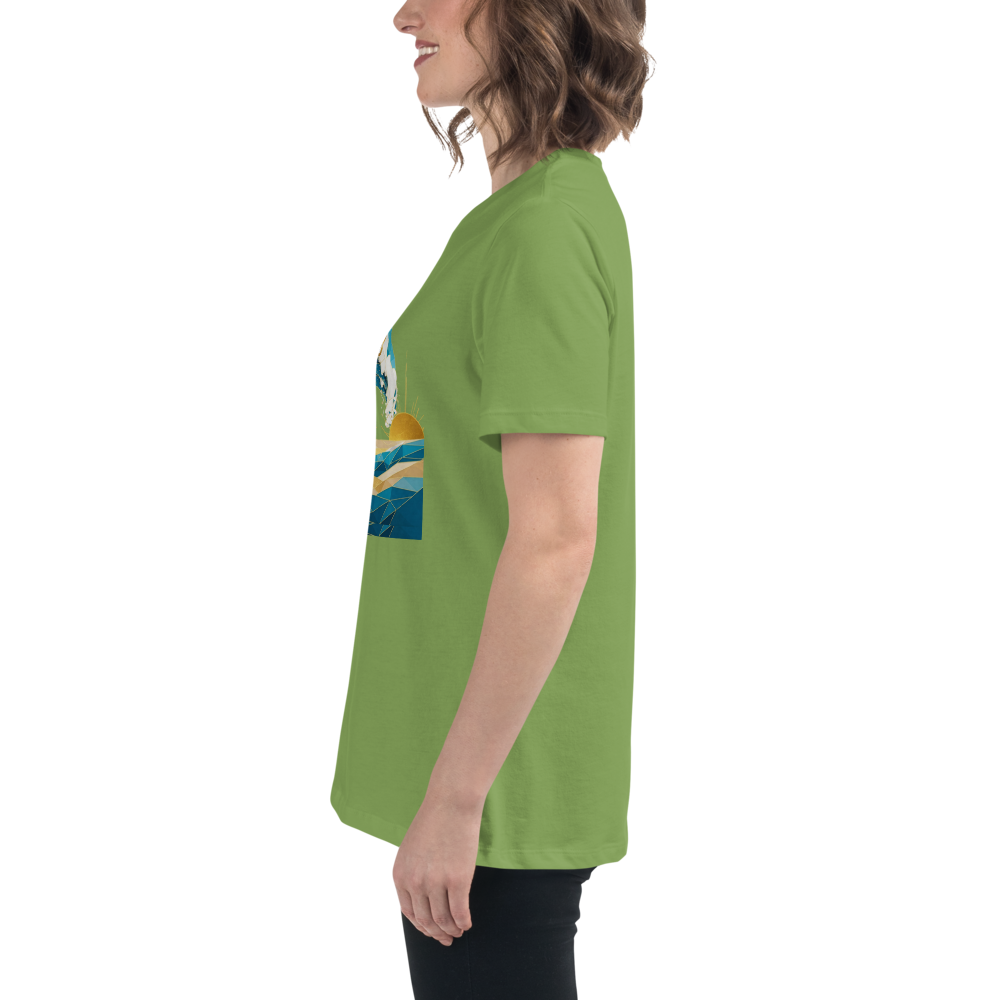 MDB Co Your Own Wave Womens Relaxed Cotton T Shirt Everyday Comfort