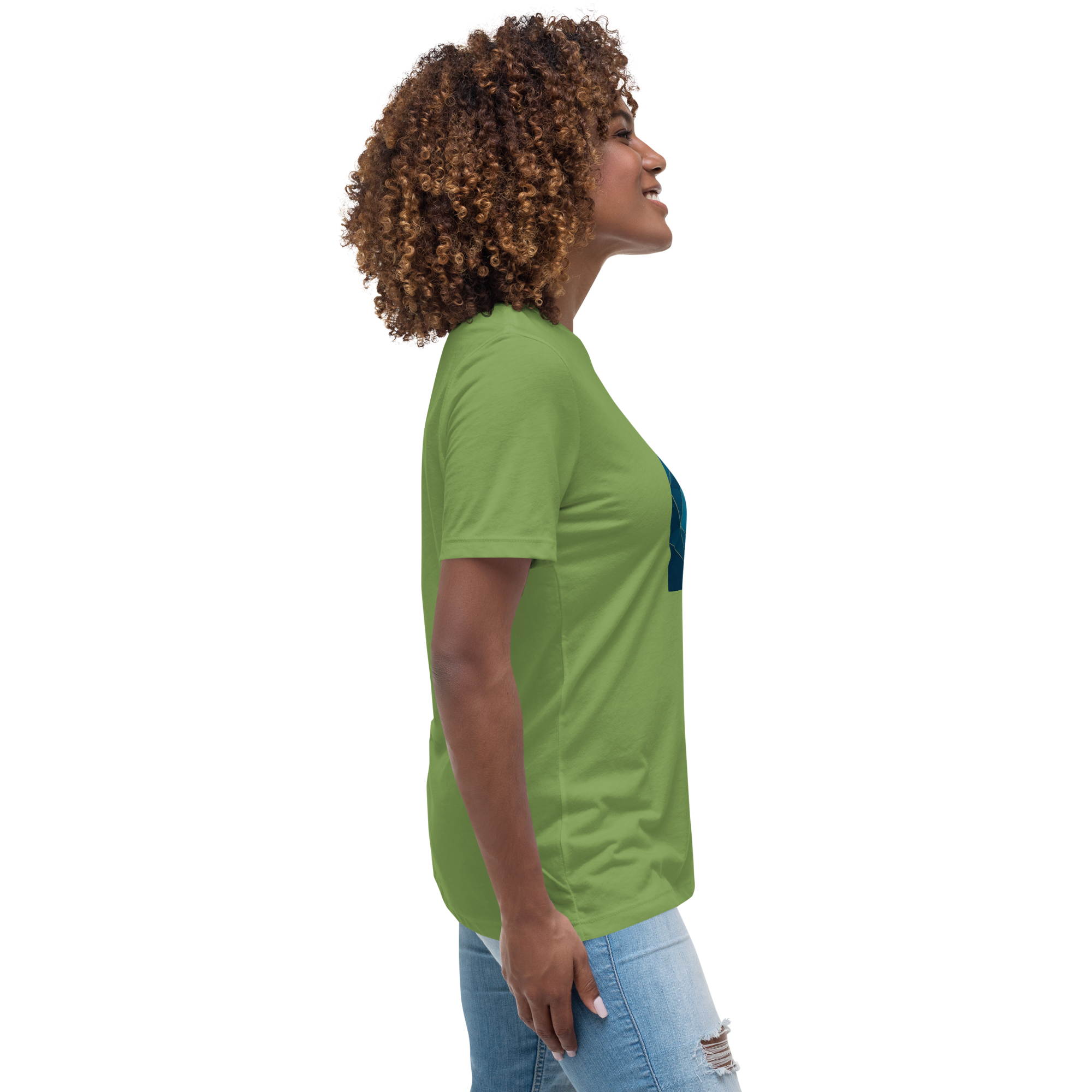 MDB Co Your Own Wave Womens Relaxed Cotton T Shirt Everyday Comfort