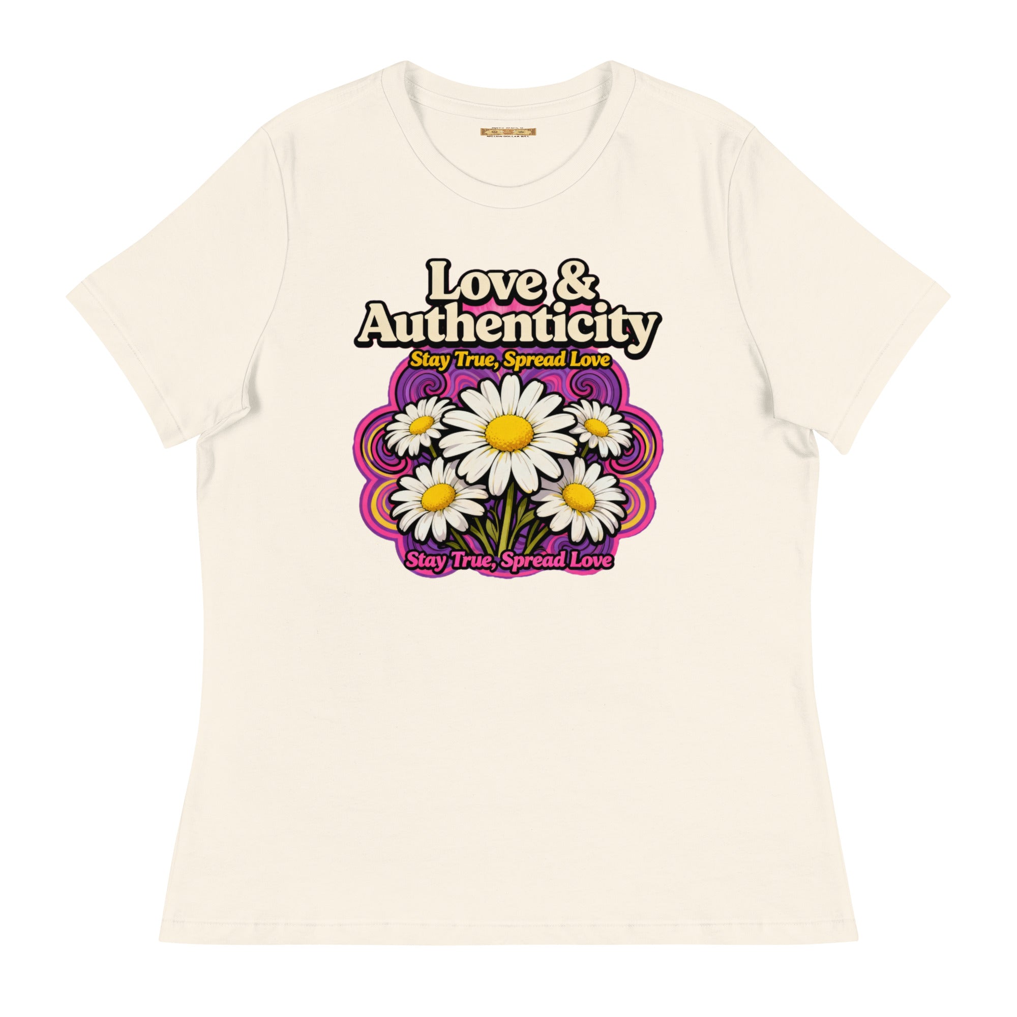 Bella Canvas 6400 Womens Relaxed Fit Airlume Cotton T Shirt